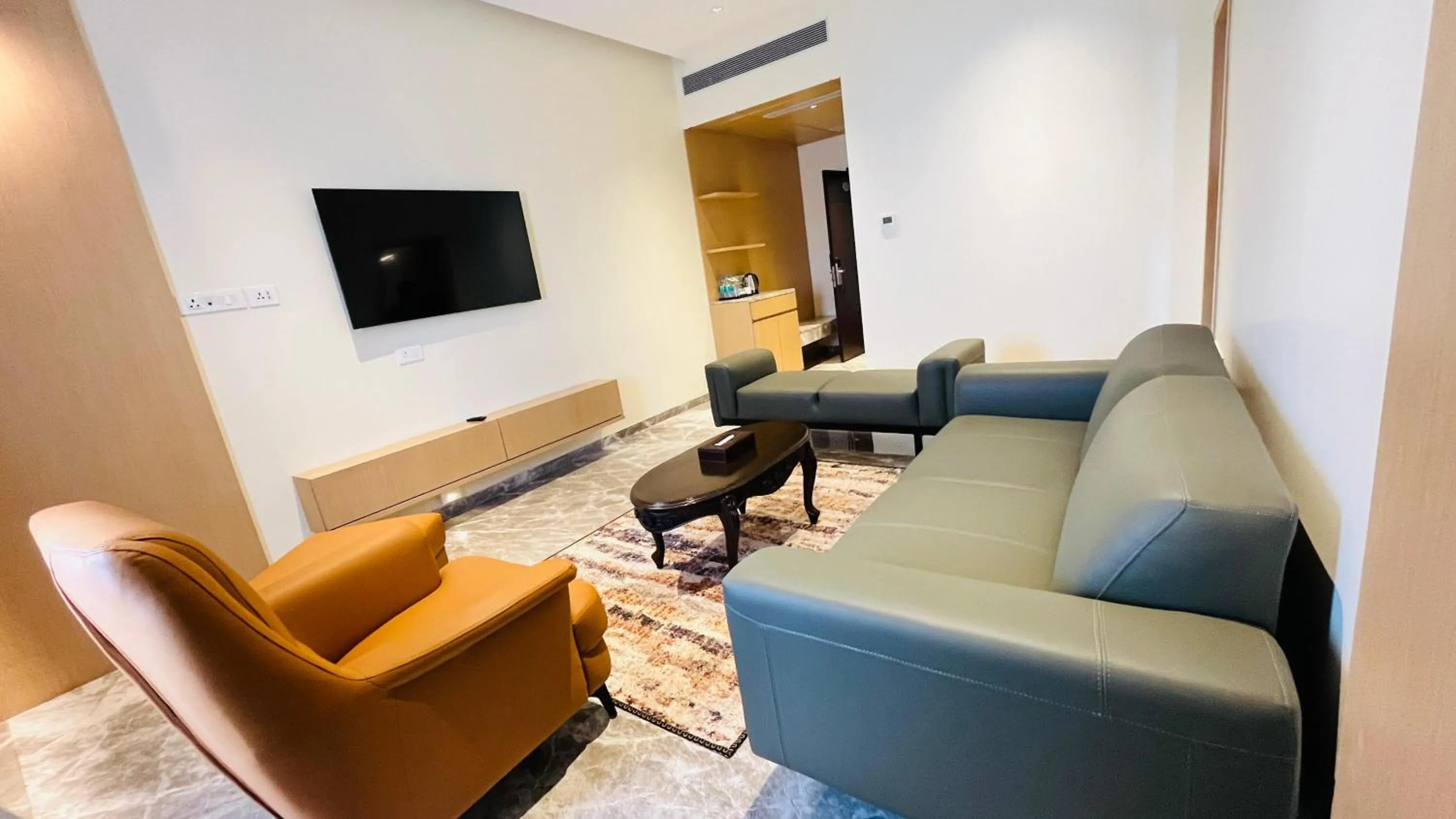 Seating area in Ramee Panchshil