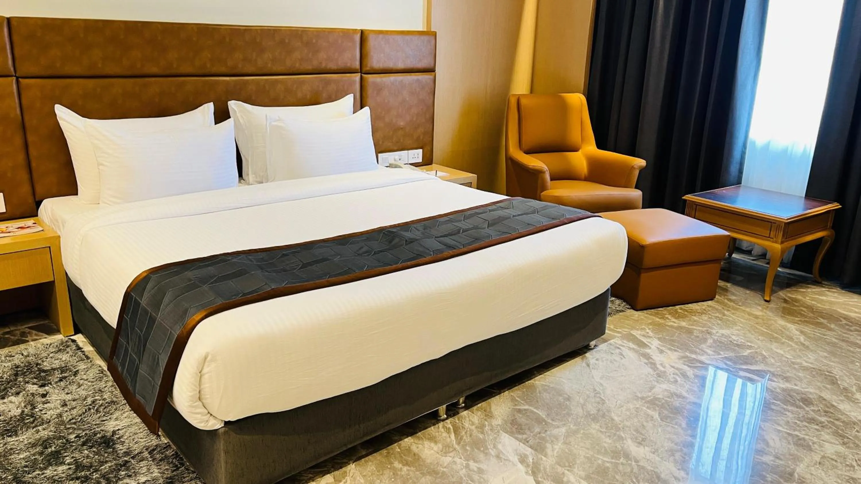 Bedroom, Bed in Ramee Panchshil