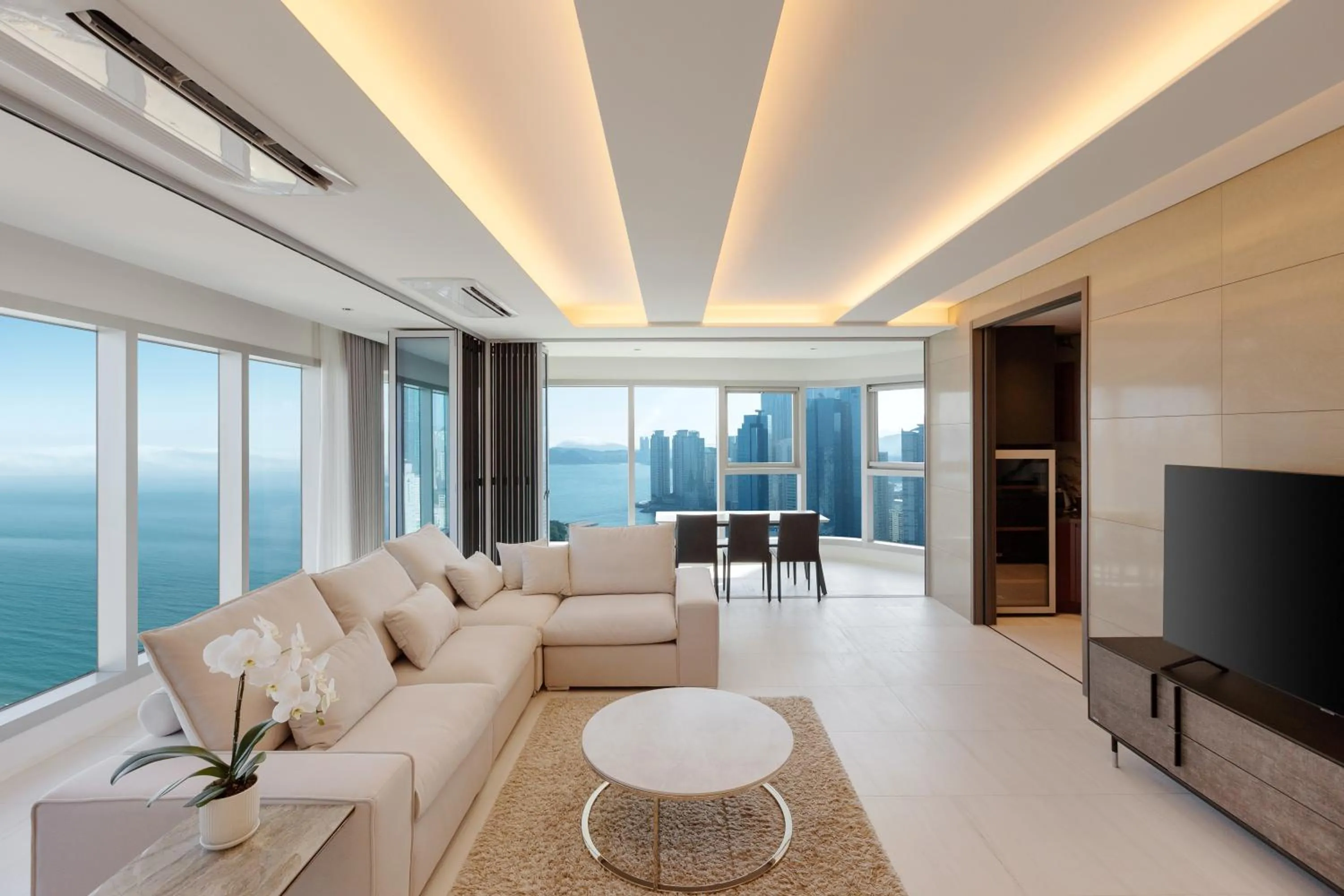 Living room in NewCZ Haeundae Residence