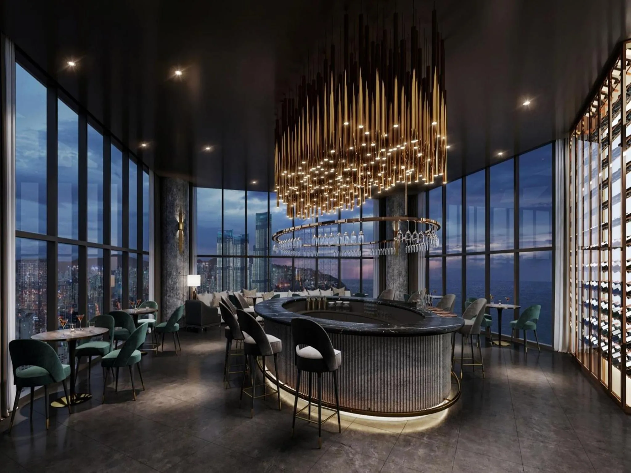Lounge or bar in NewCZ Haeundae Residence