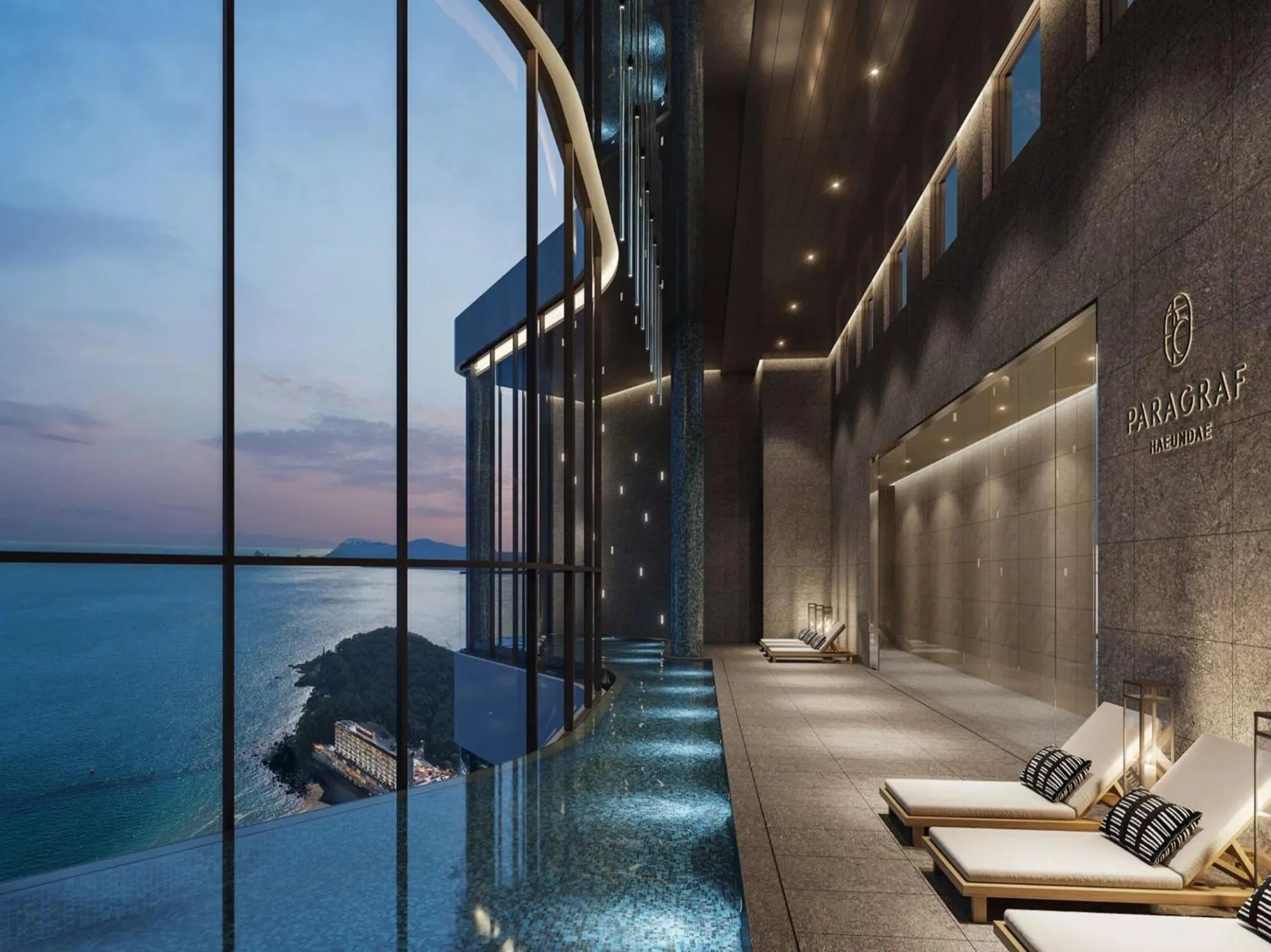 Pool view in NewCZ Haeundae Residence