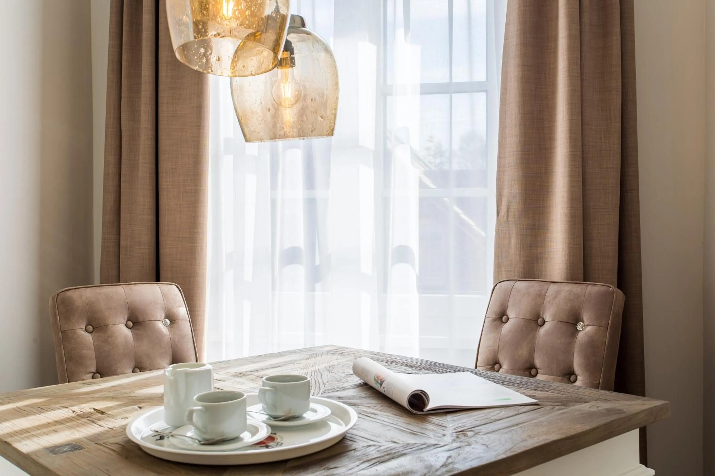 Seating area in Hotel Achterum Greetsiel