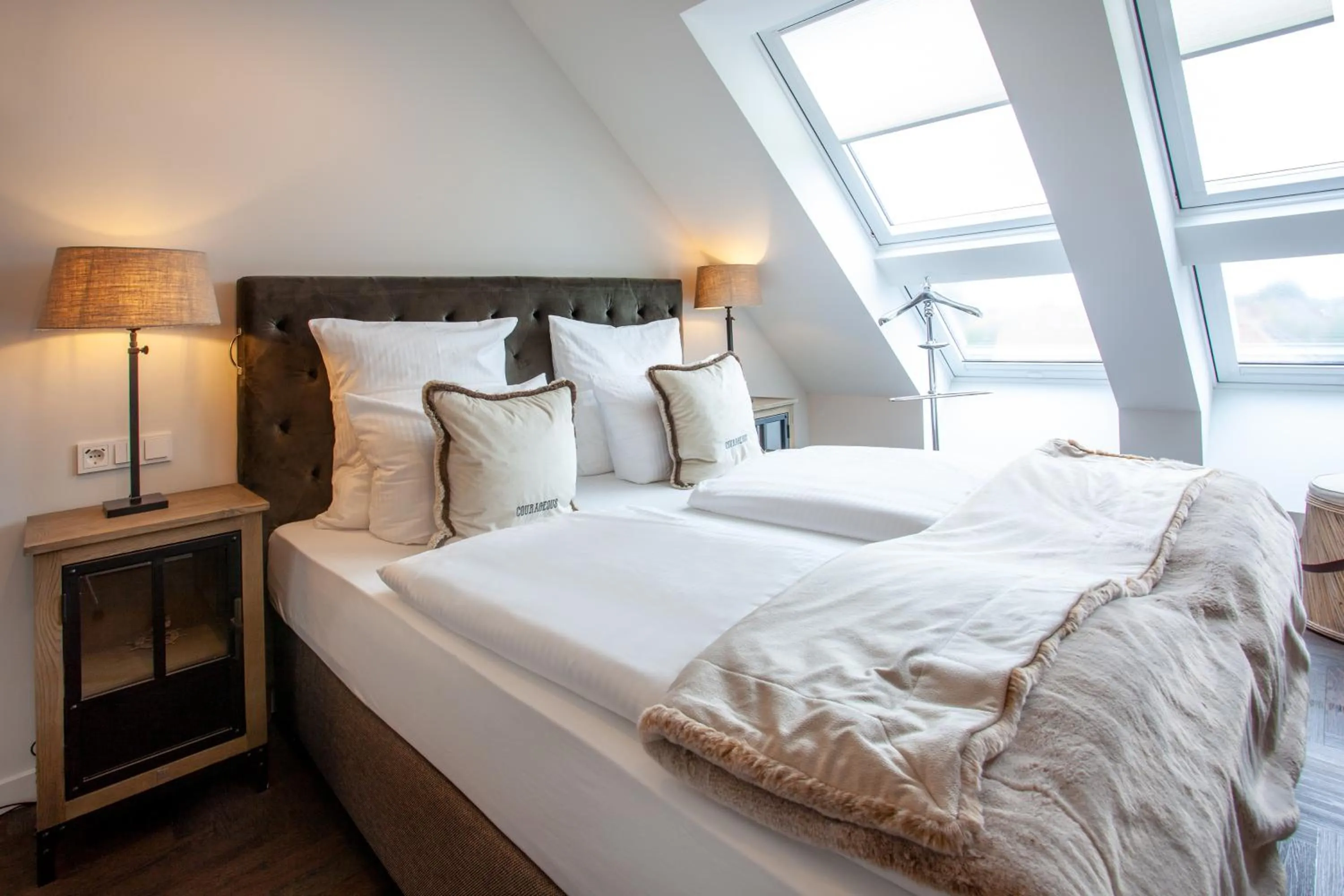 Bed in Hotel Achterum Greetsiel