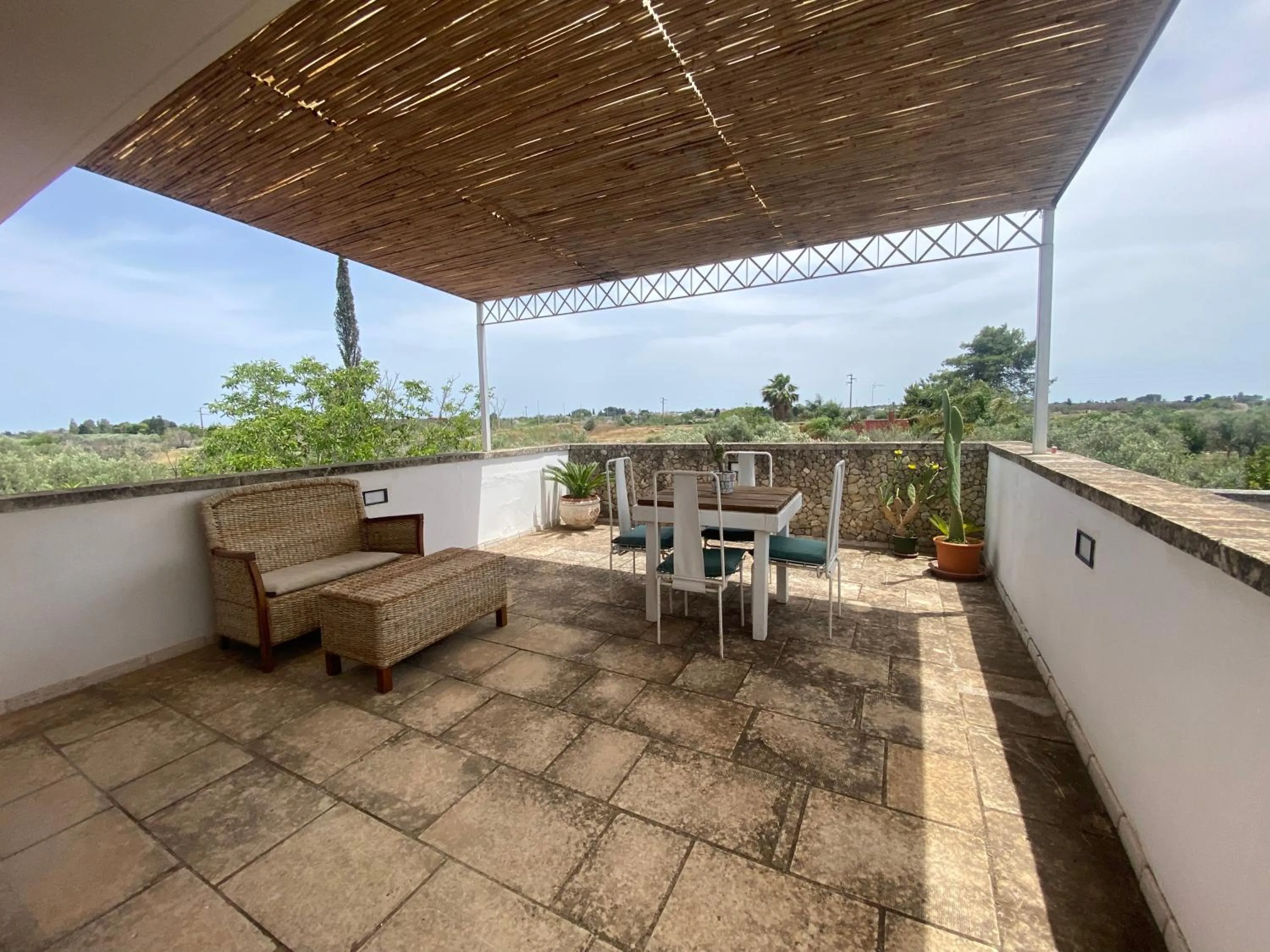 Patio in B&B Tenuta la Cornula