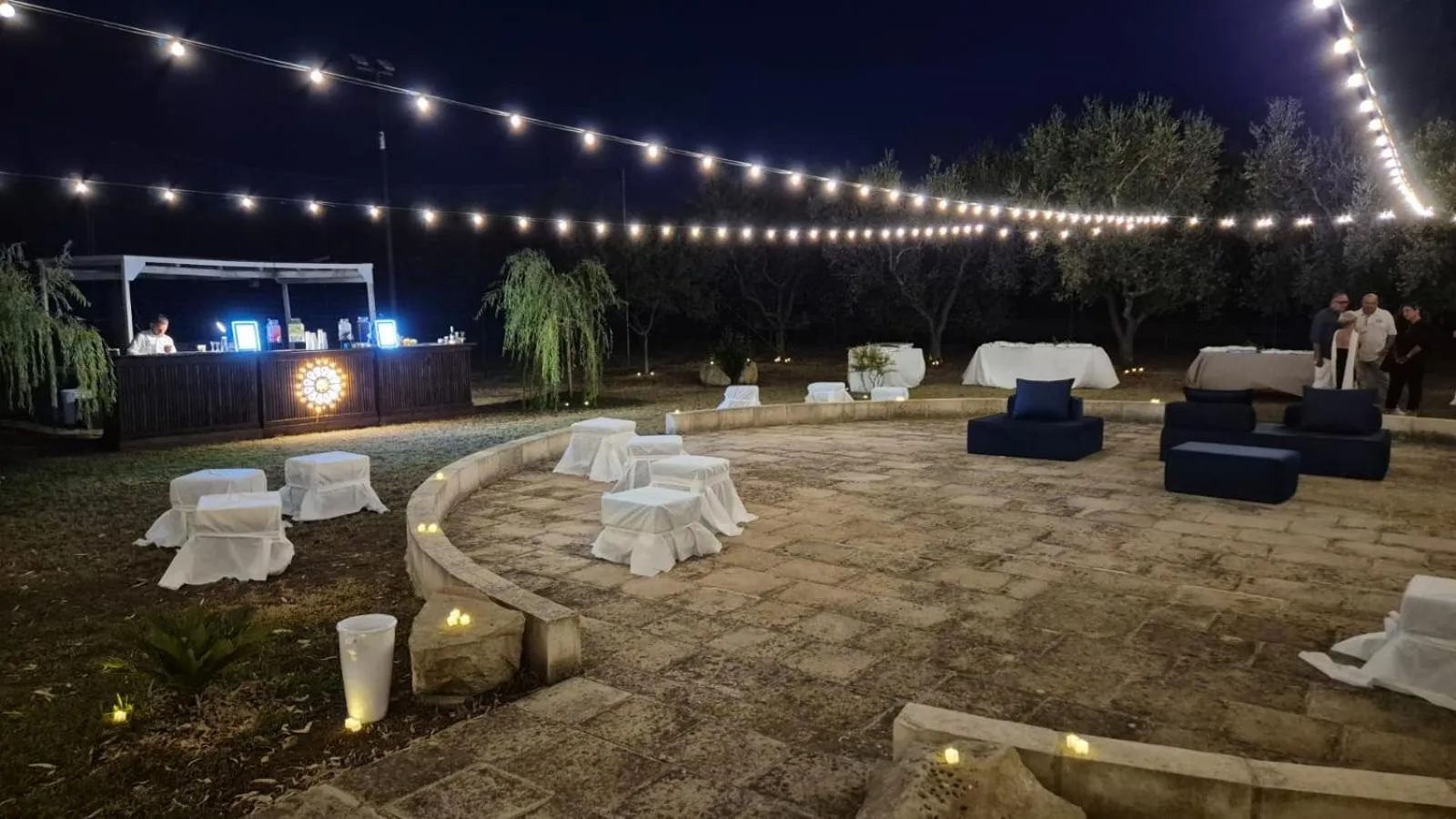 Patio in B&B Tenuta la Cornula