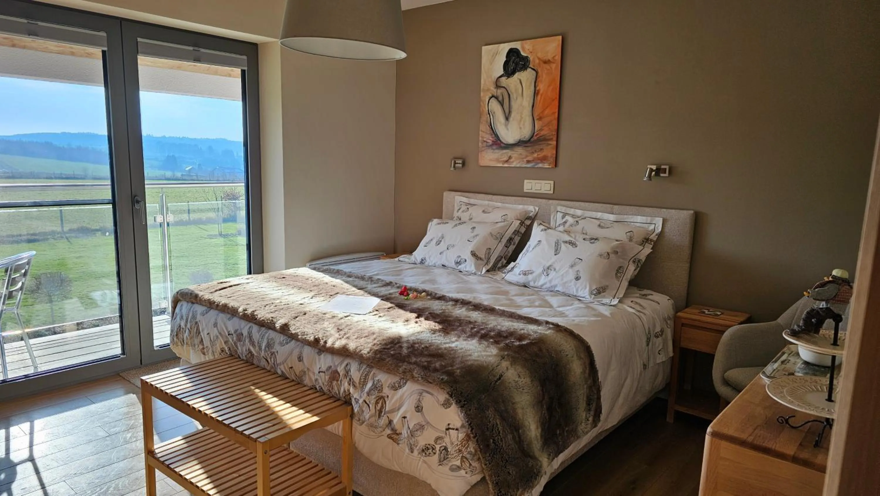 Bed in B&B La Chabetaine