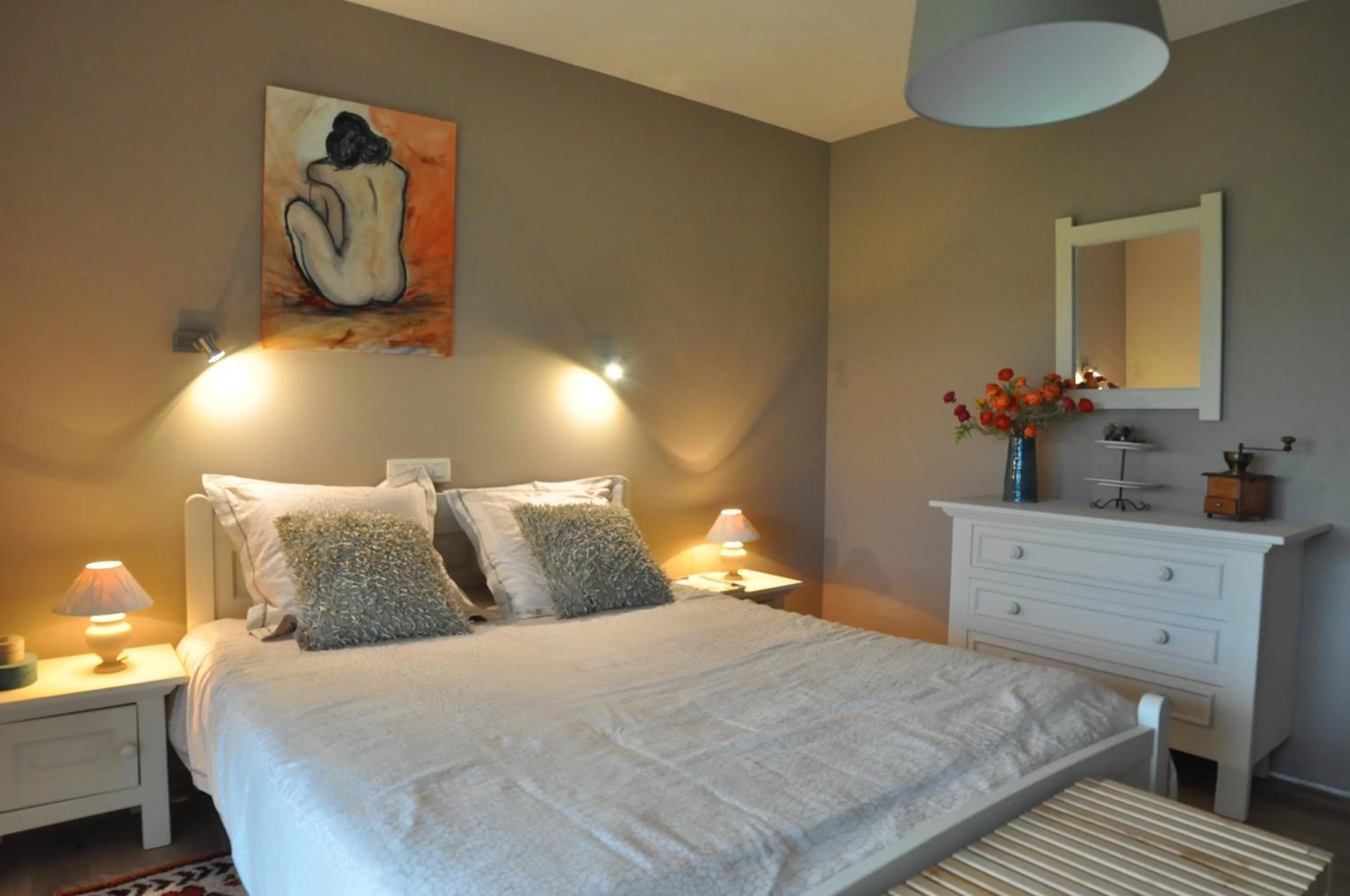 Double Room with Balcony in B&B La Chabetaine