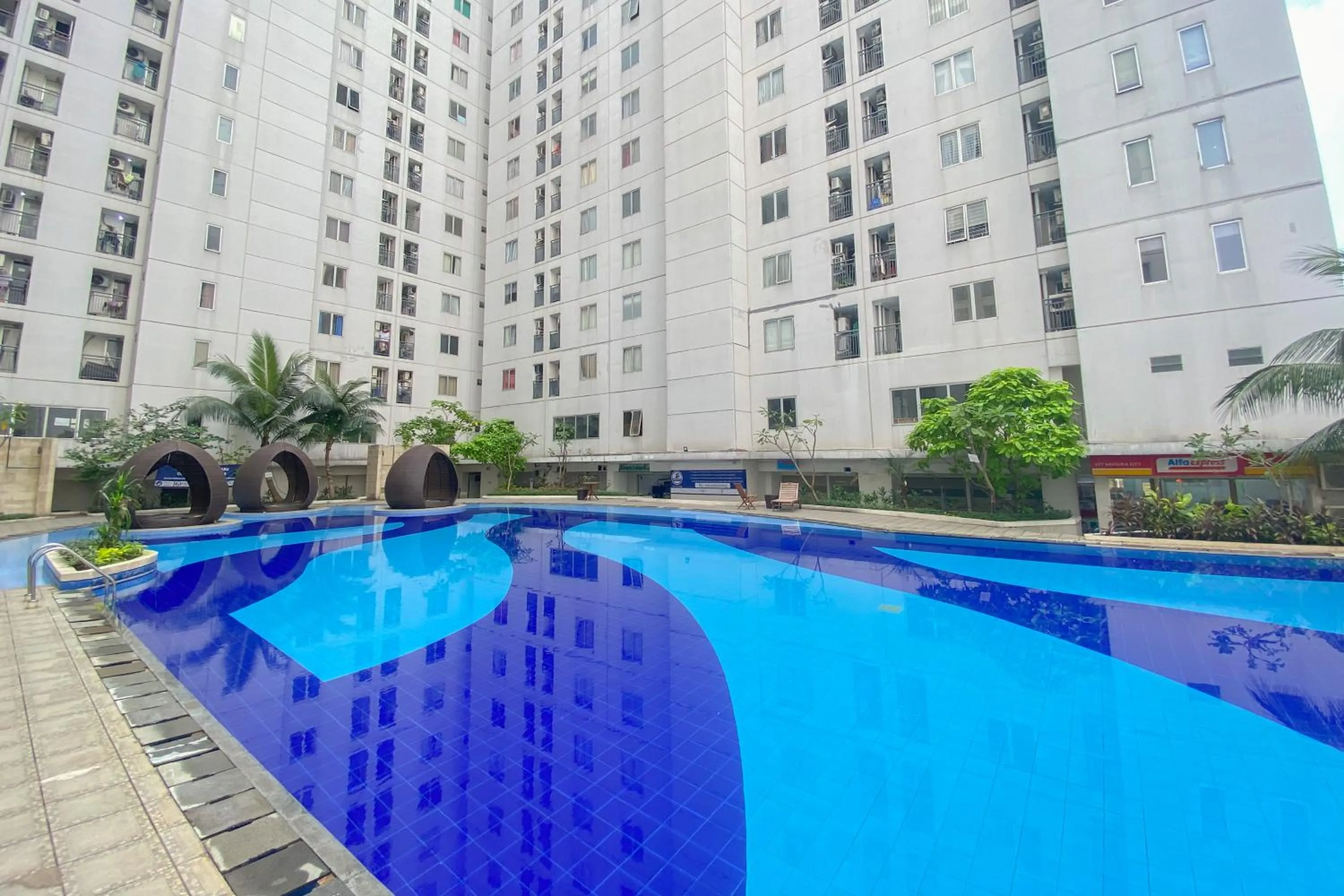 Property building in Strategic and Simply 2BR at Bassura City Apartment By Travelio