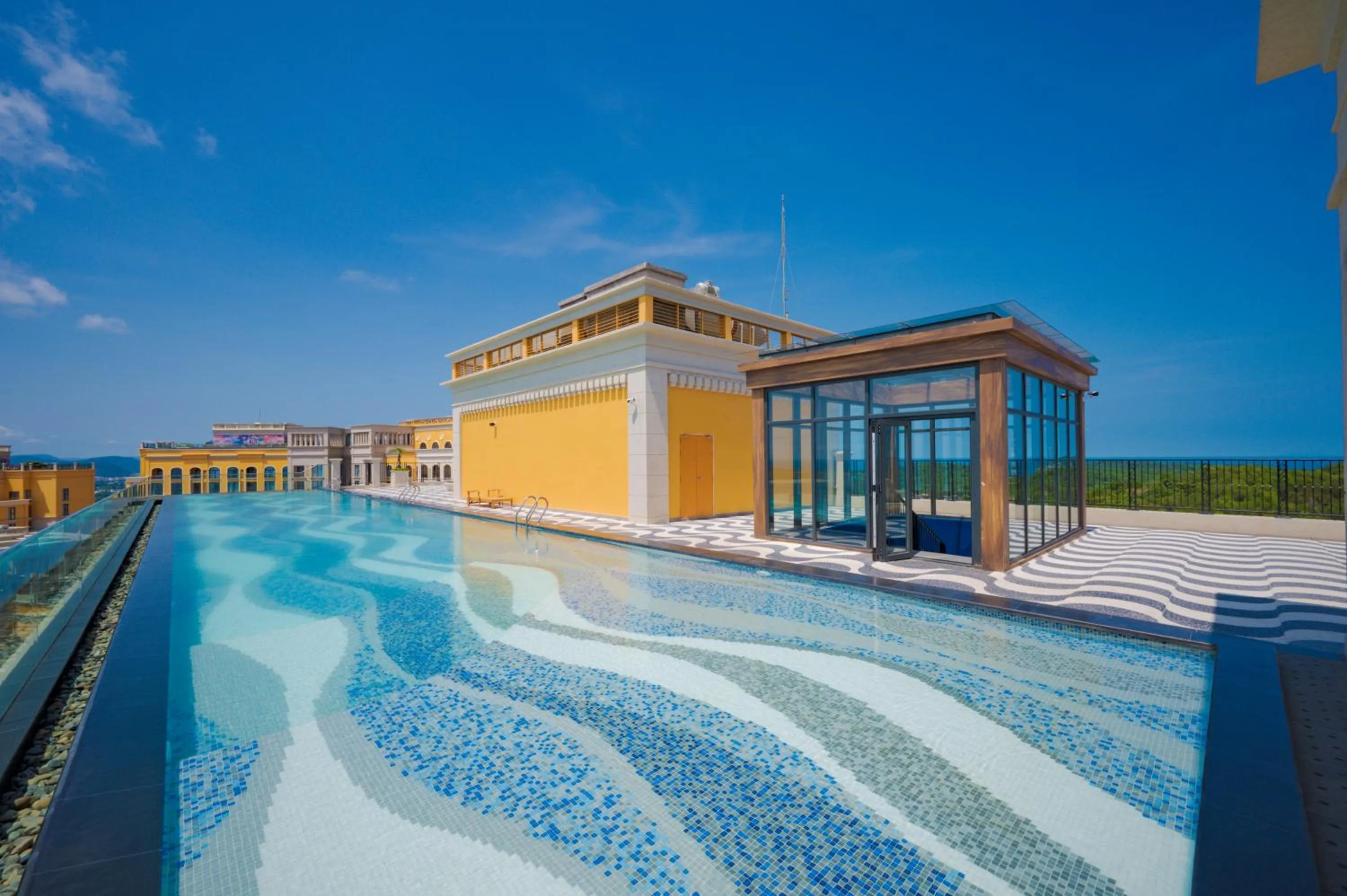 Pool view in Elyday Apartment Hillside Phu Quoc - Sea & Firework view