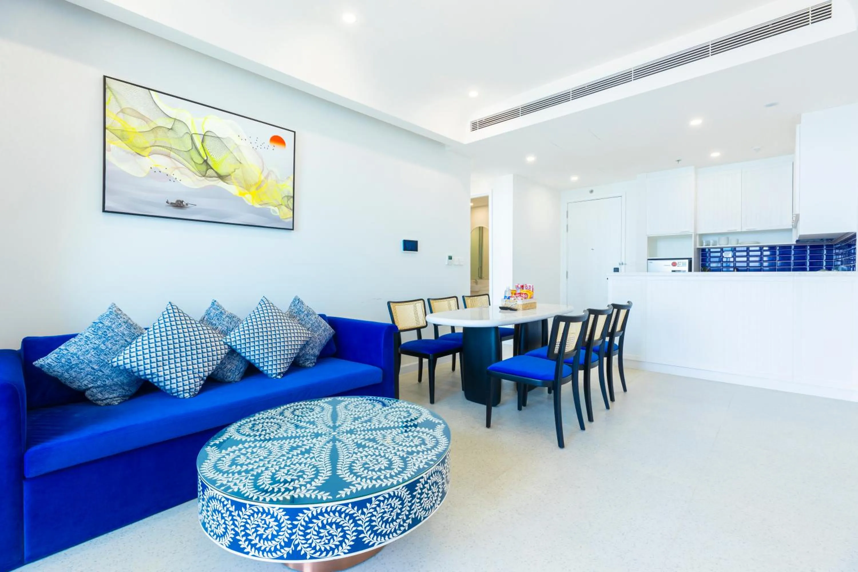 Kitchen or kitchenette in Elyday Apartment Hillside Phu Quoc - Sea & Firework view