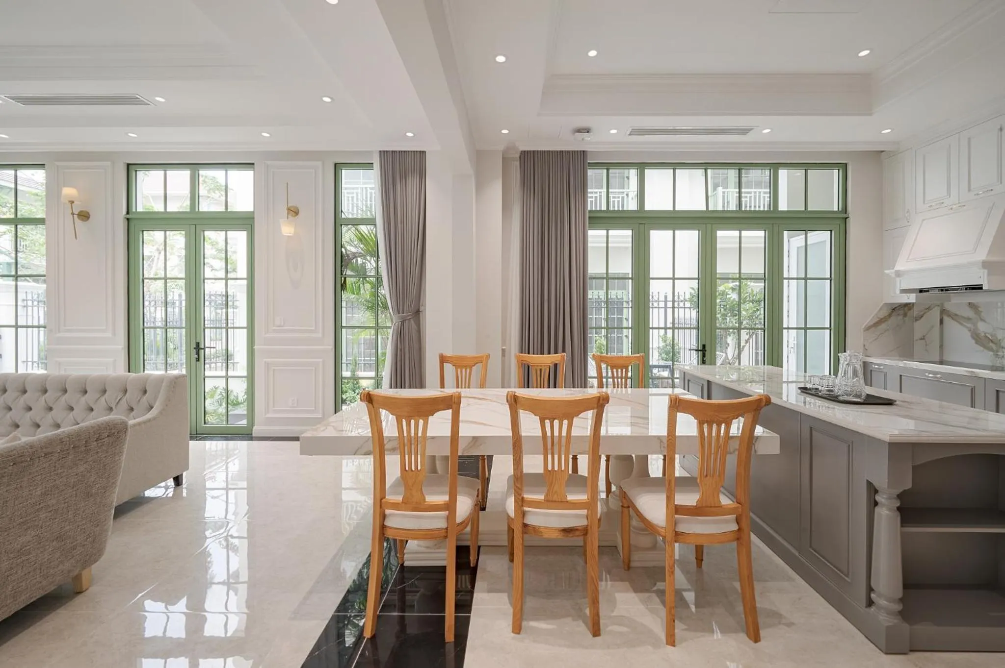 Seating area in Elyday Apartment Hillside Phu Quoc - Sea & Firework view