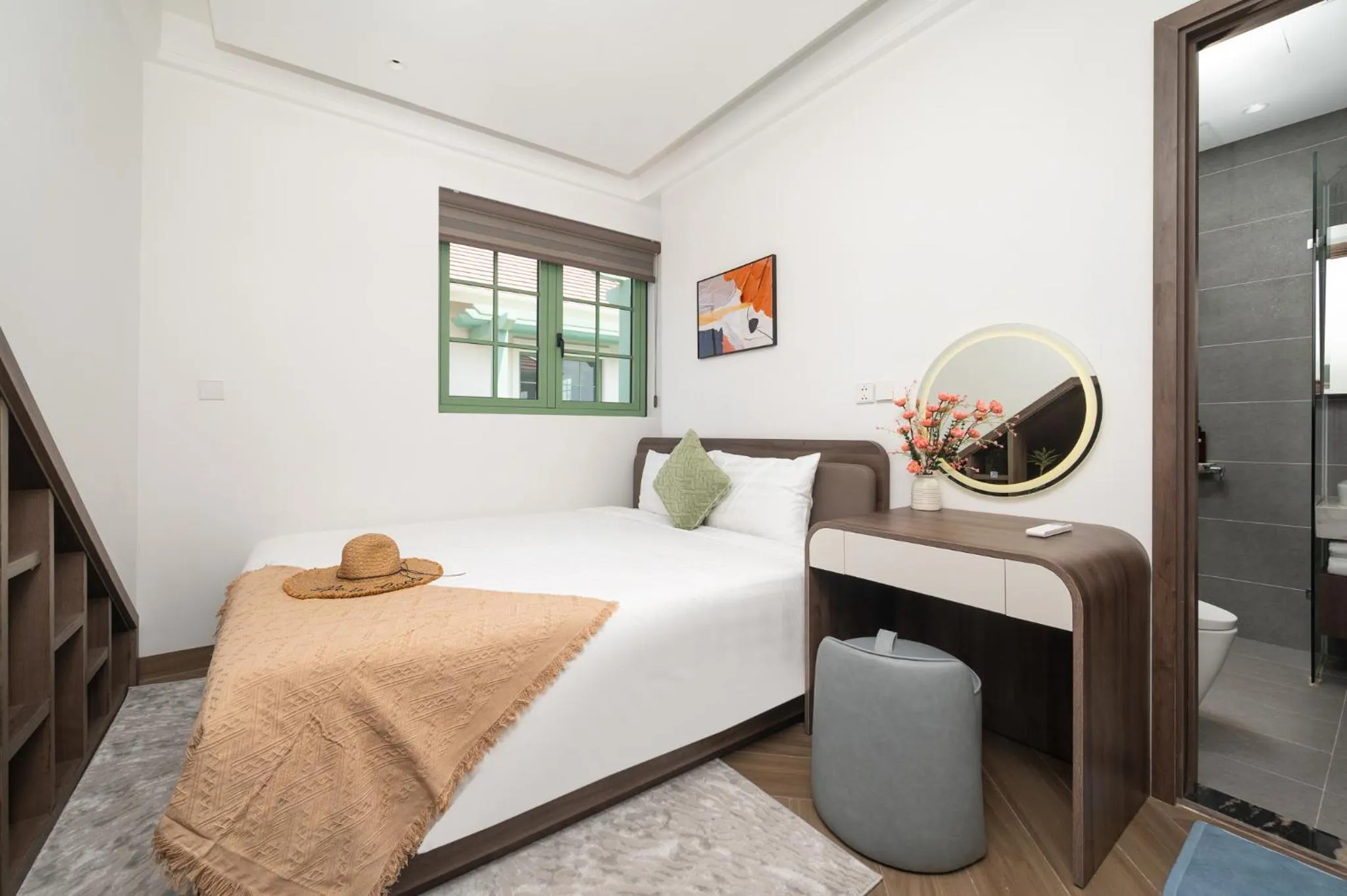 Bedroom, Bed in Elyday Apartment Hillside Phu Quoc - Sea & Firework view