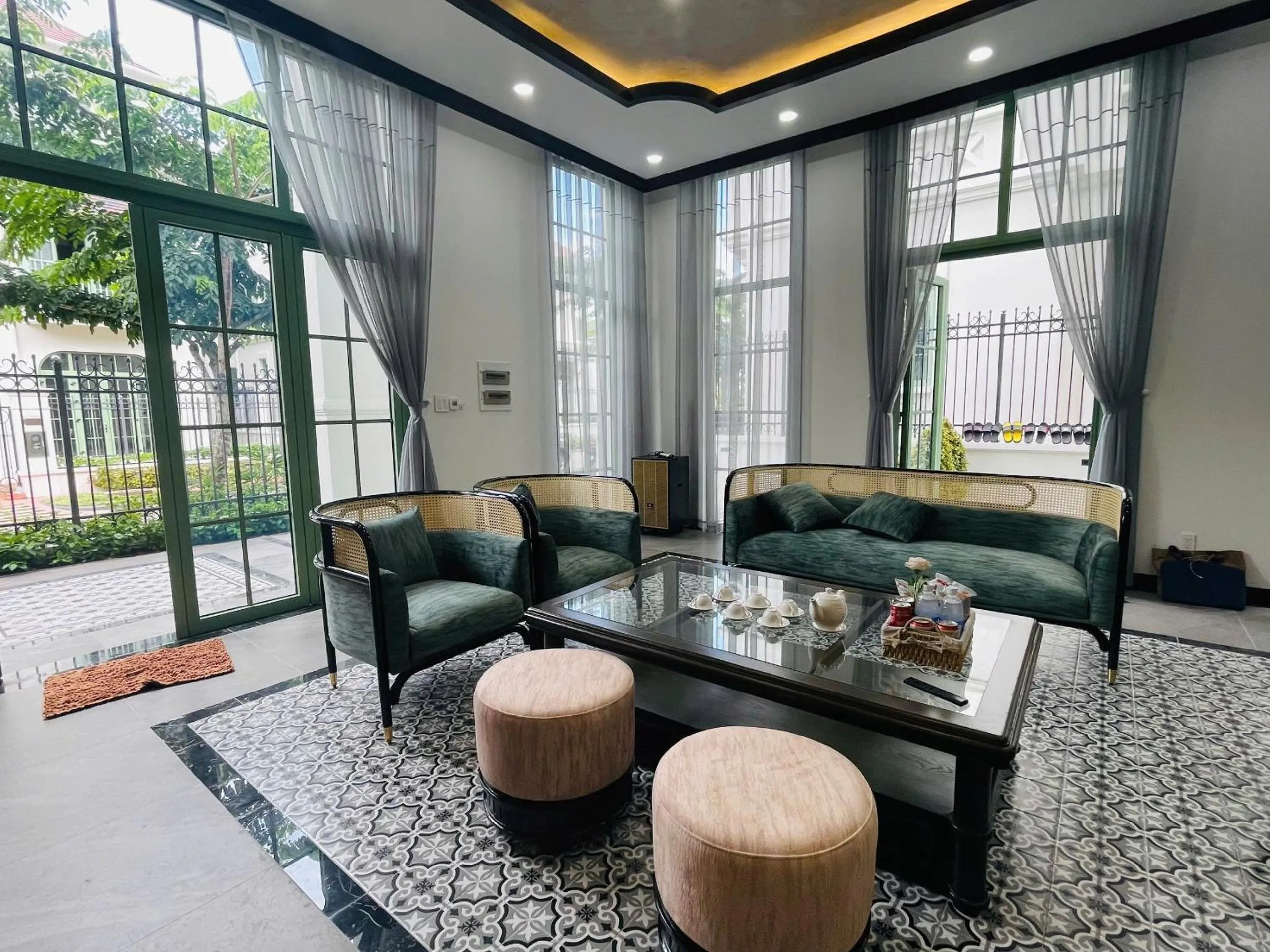 Living room in Elyday Apartment Hillside Phu Quoc - Sea & Firework view