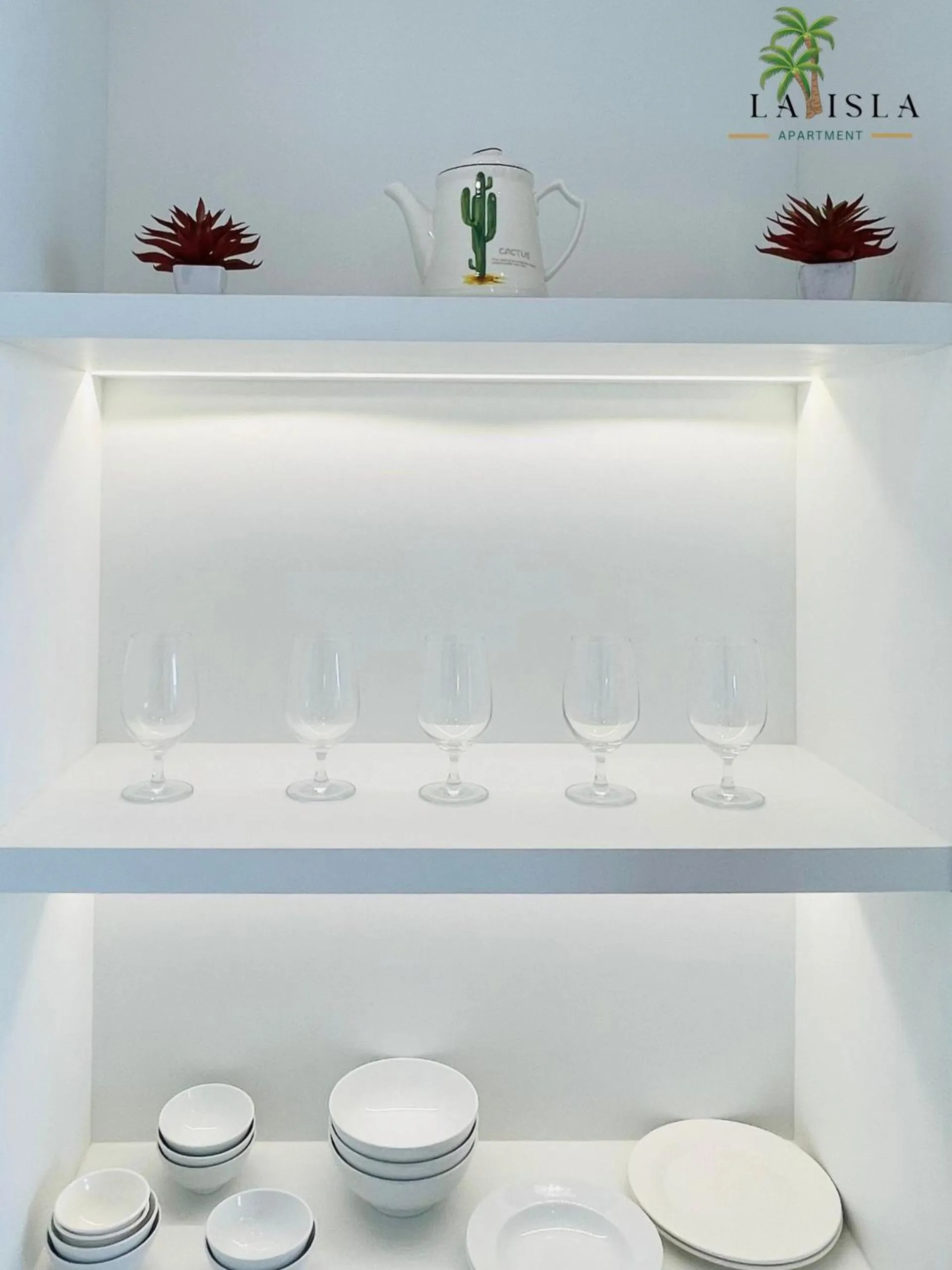 Kitchen or kitchenette in Elyday Apartment Hillside Phu Quoc - Sea & Firework view