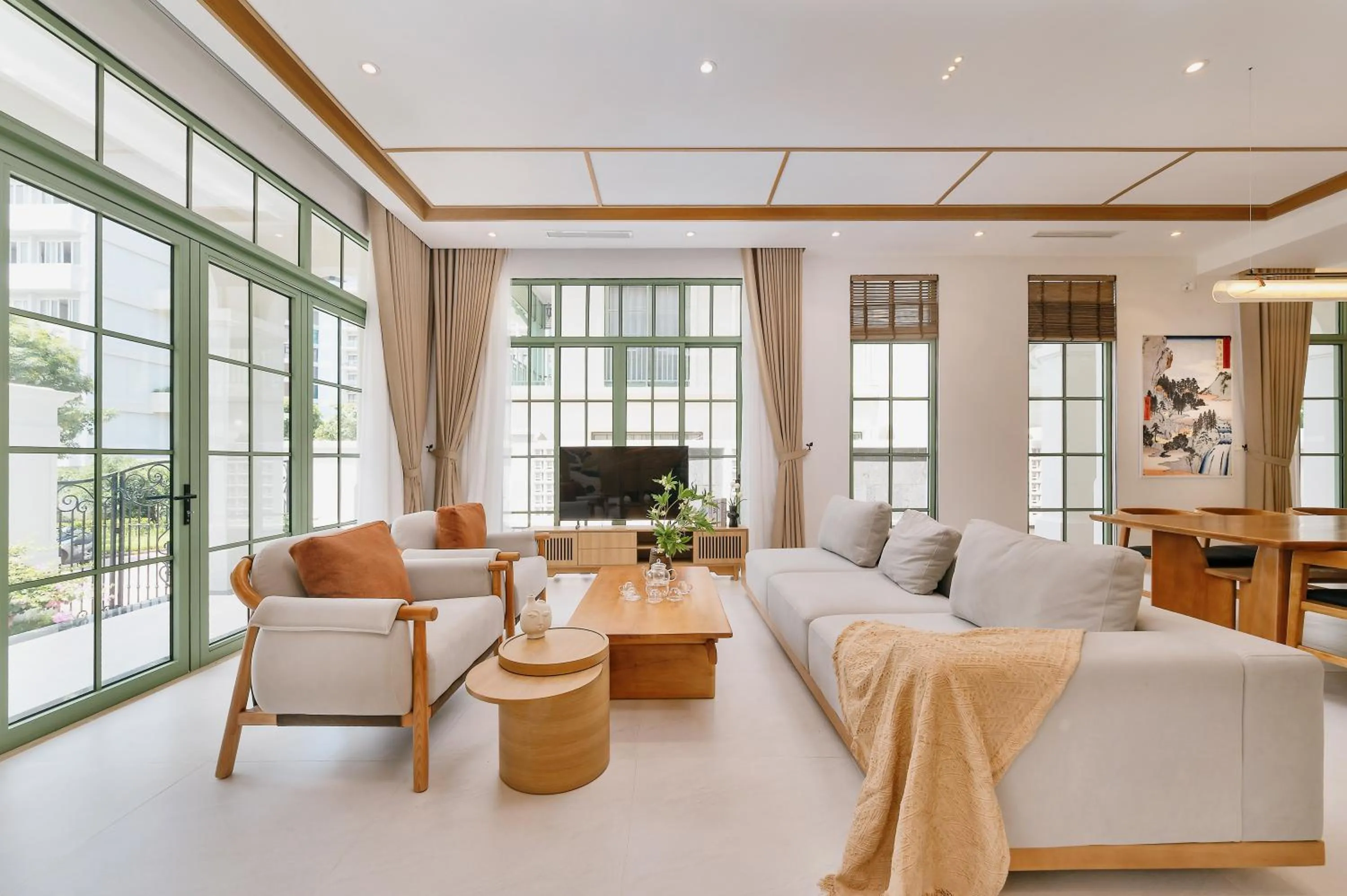 TV and multimedia in Elyday Apartment Hillside Phu Quoc - Sea & Firework view