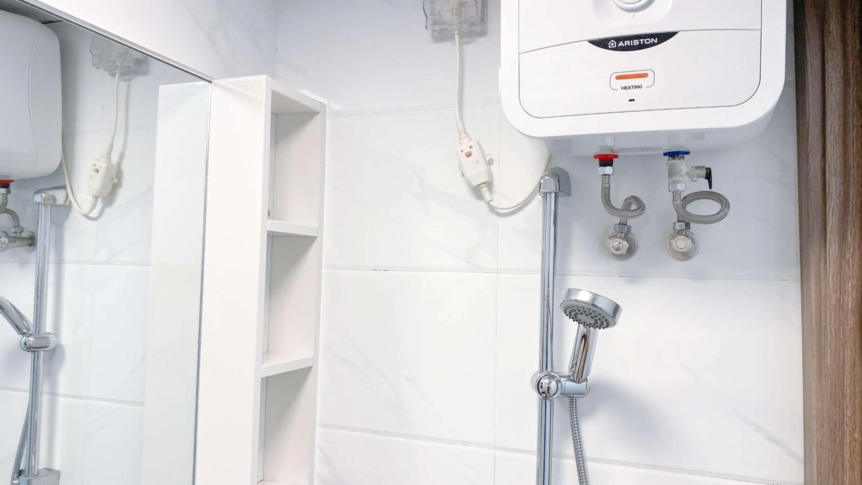 Bed in Best Choice and Nice Studio at Sky House BSD Apartment By Travelio