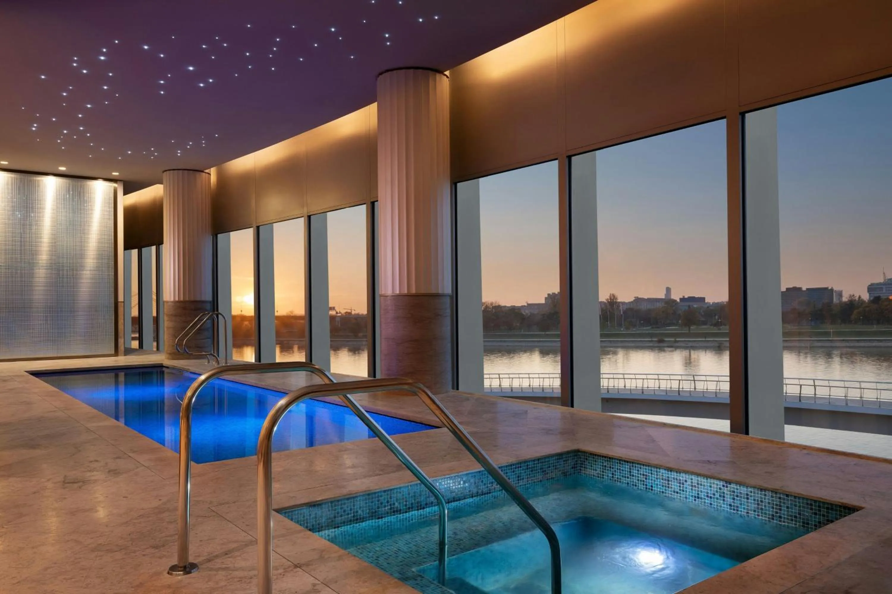 Swimming pool in The St. Regis Belgrade