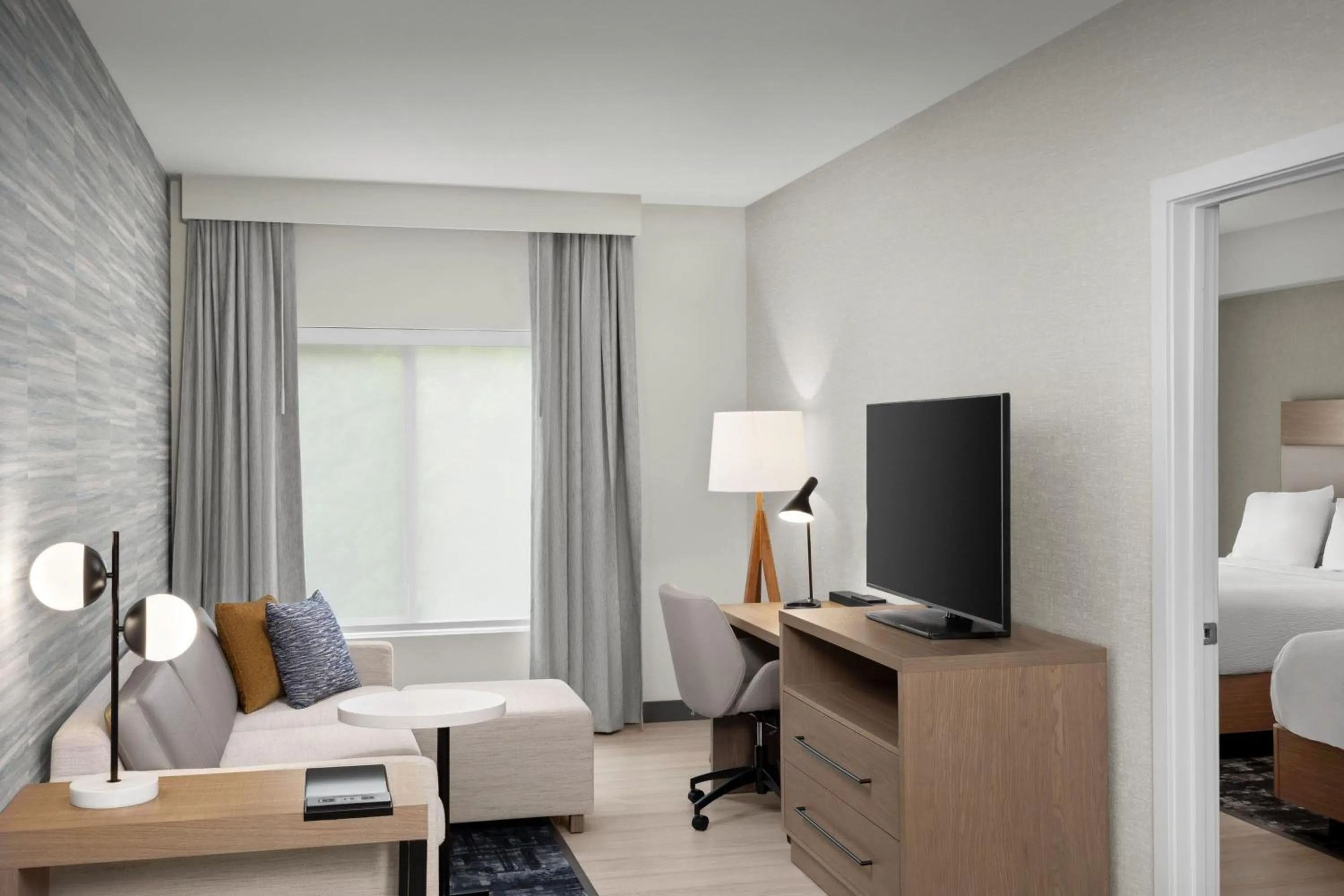 Living room, Bed in Residence Inn by Marriott Ocean Township