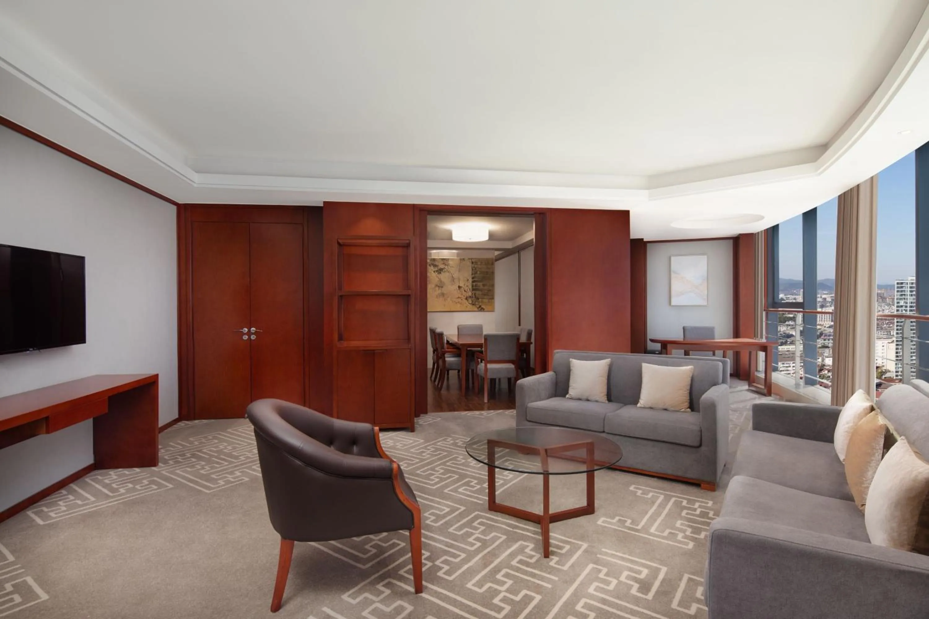 Photo of the whole room in Courtyard by Marriott Anji-Beside Zhebei Mall and Jiuzhou Mall,Live in downtown