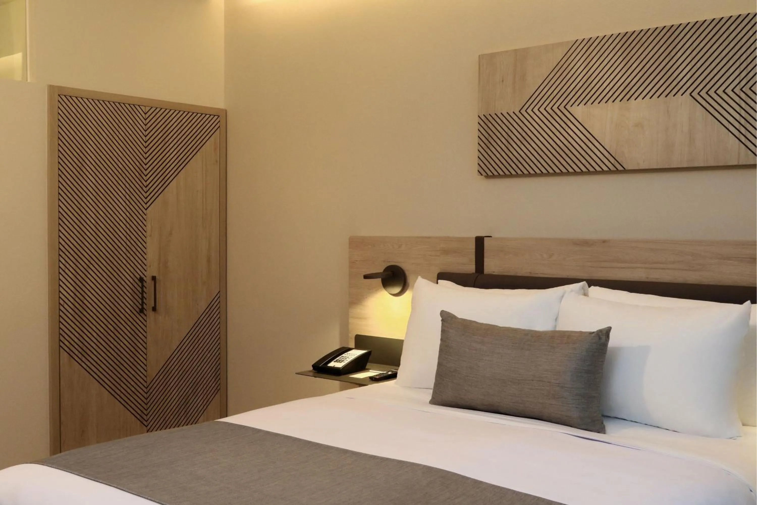 Photo of the whole room, Bed in City Express Plus by Marriott Monterrey Centro