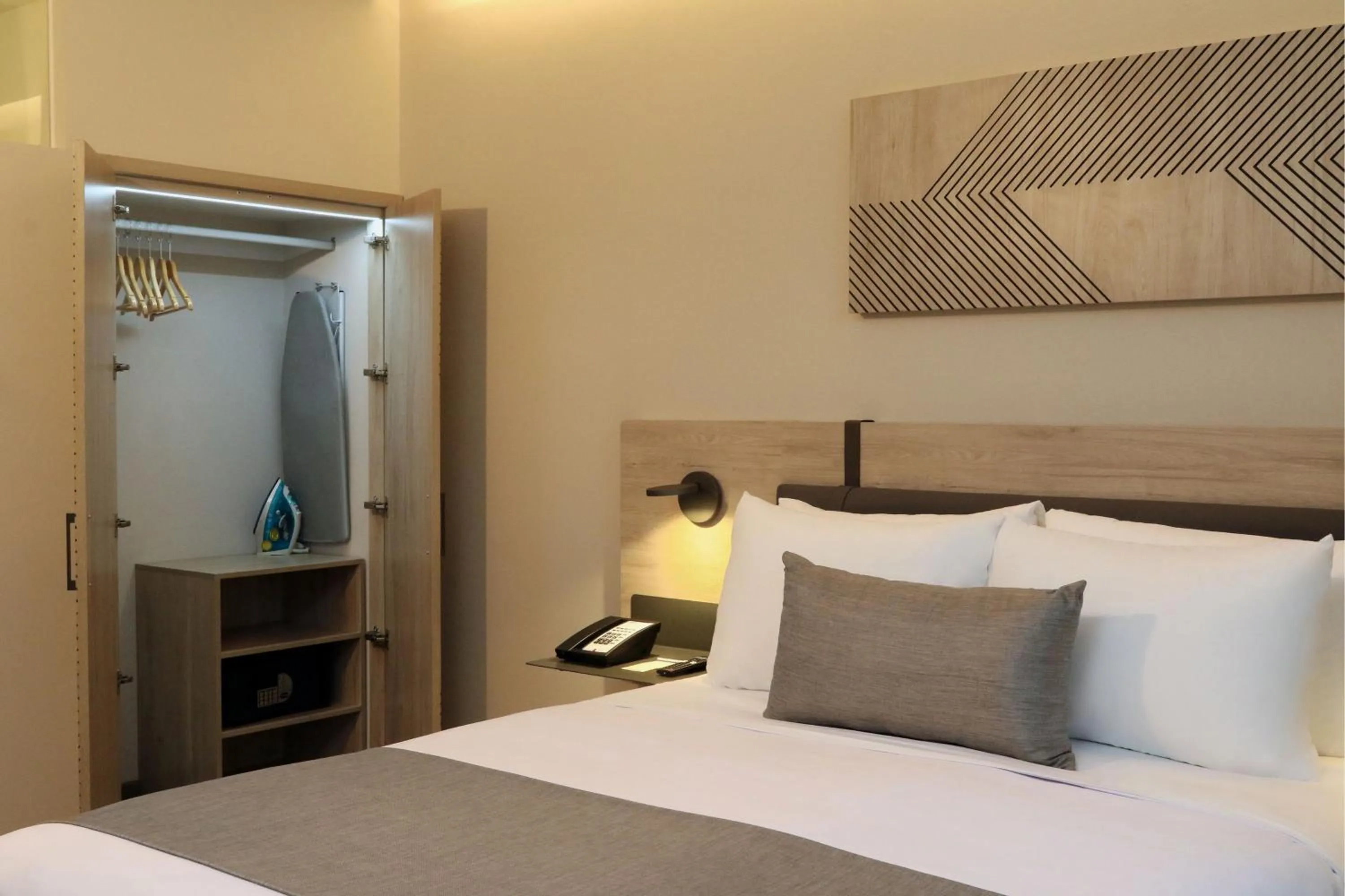 Photo of the whole room, Bed in City Express Plus by Marriott Monterrey Centro