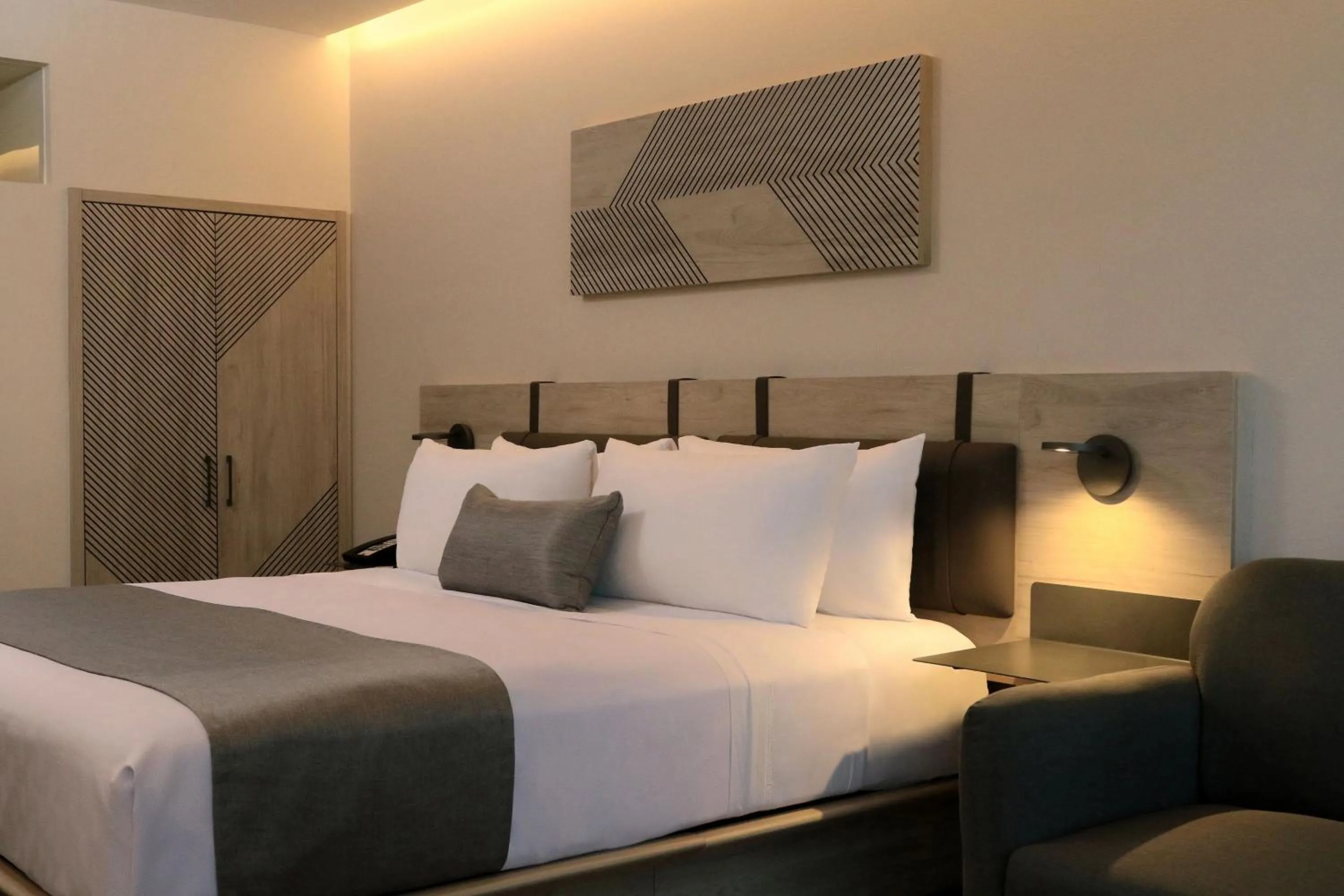 Bedroom, Bed in City Express Plus by Marriott Monterrey Centro