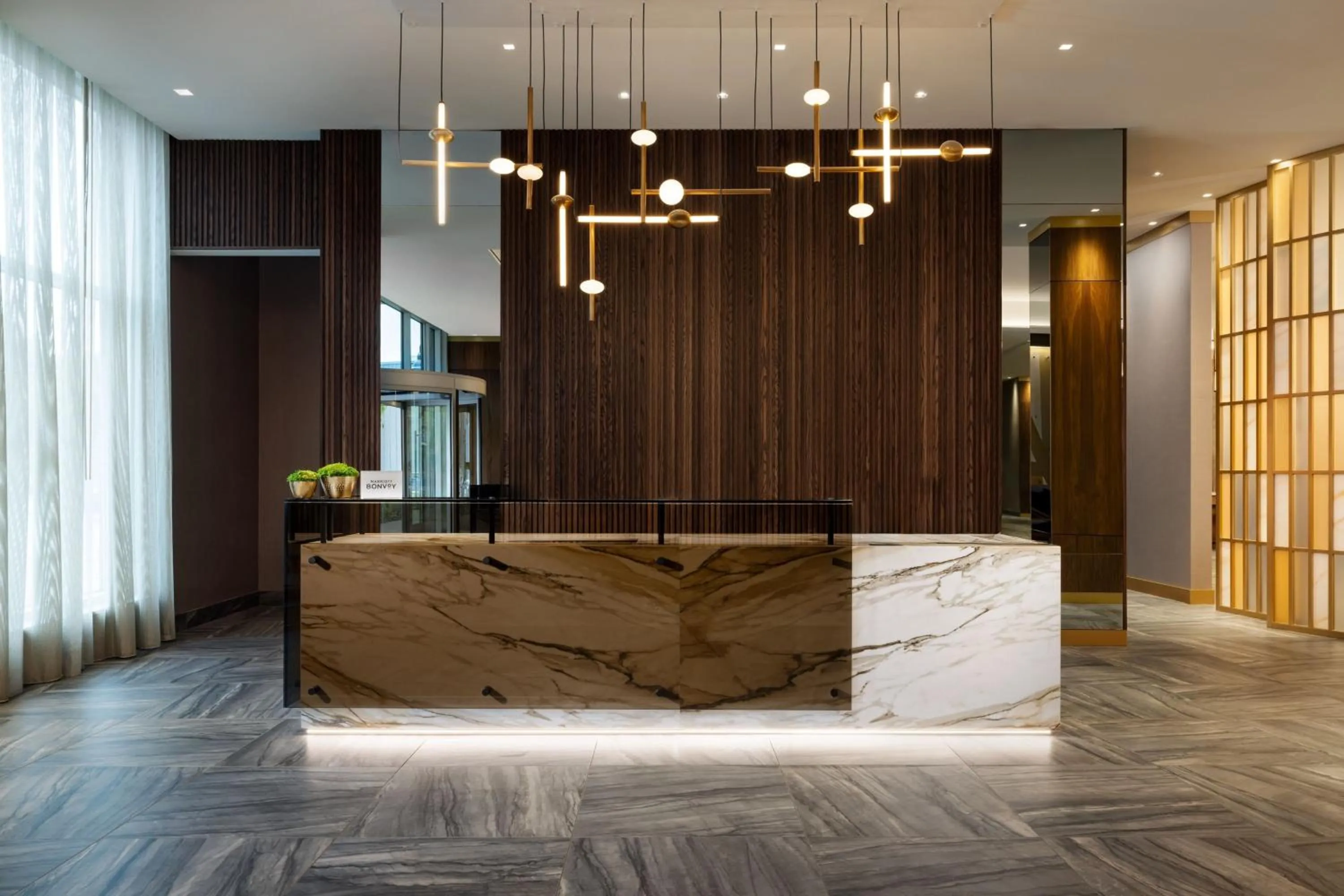Lobby or reception in AC Hotel by Marriott Newtown Square