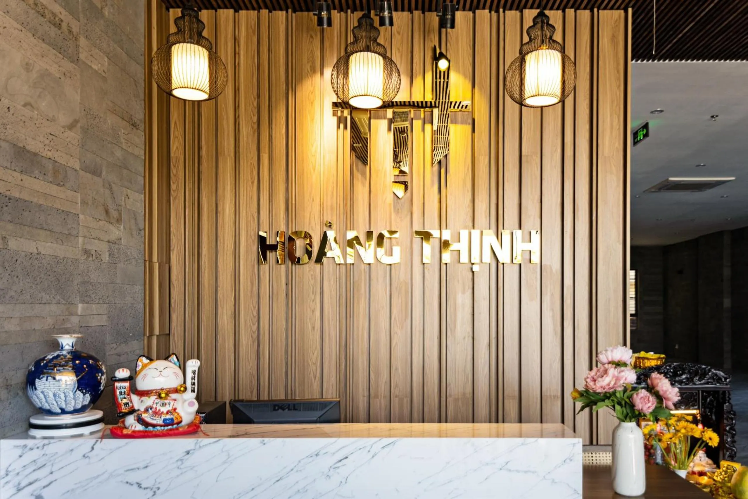 Lobby or reception in Hoàng Thịnh Hotel & Apartment Danang