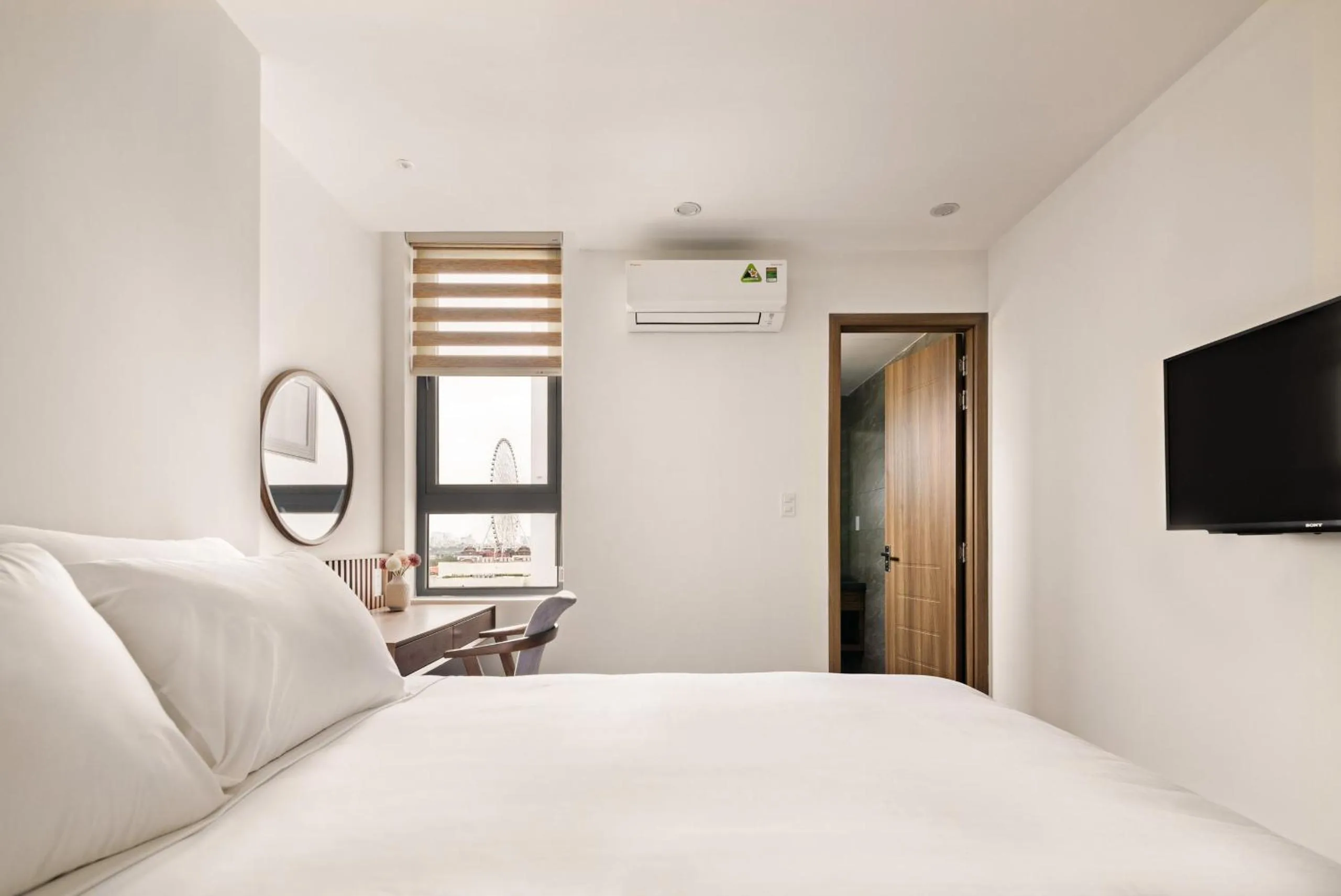 Bed in Hoàng Thịnh Hotel & Apartment Danang