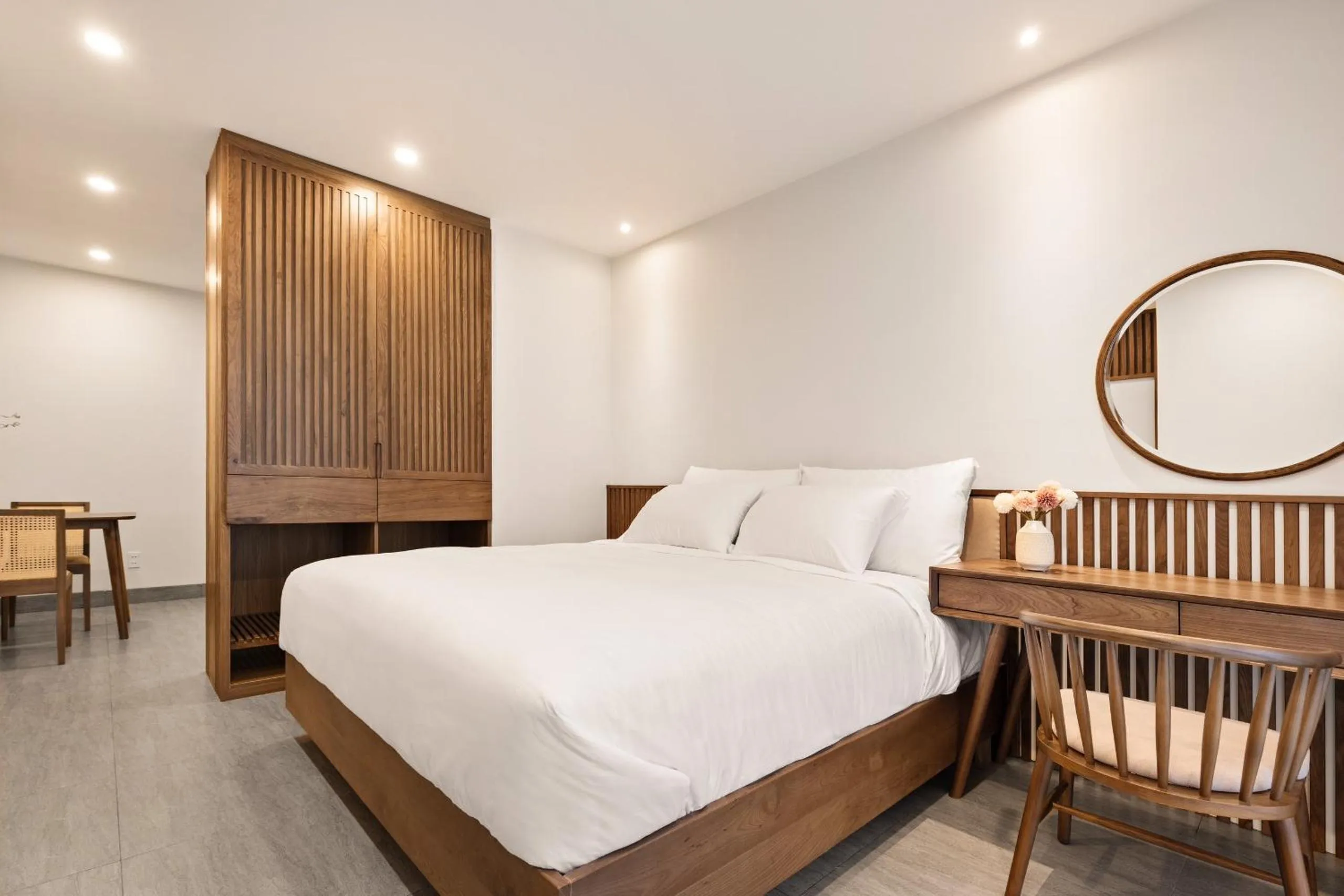 Bed in Hoàng Thịnh Hotel & Apartment Danang