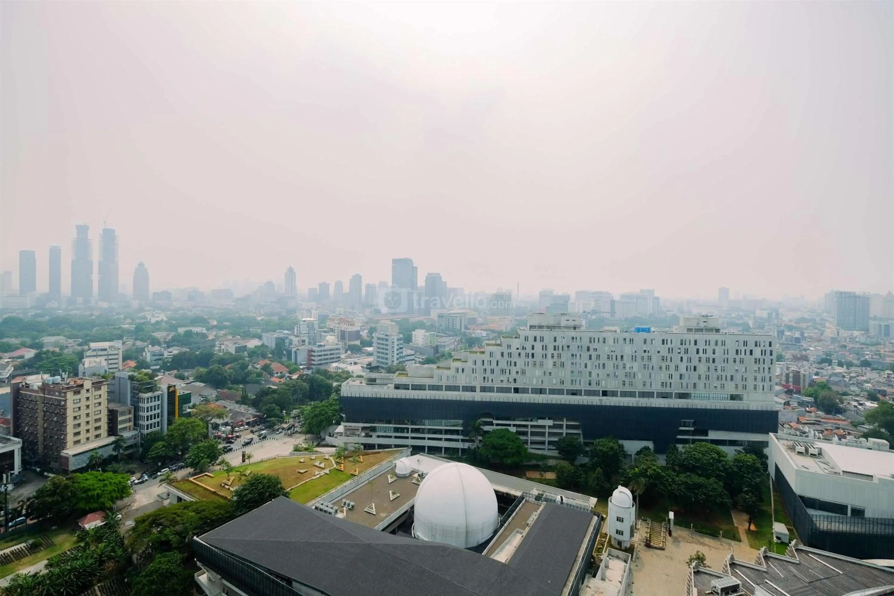 City view in Comfort and Modern Look Studio Menteng Park Apartment By Travelio