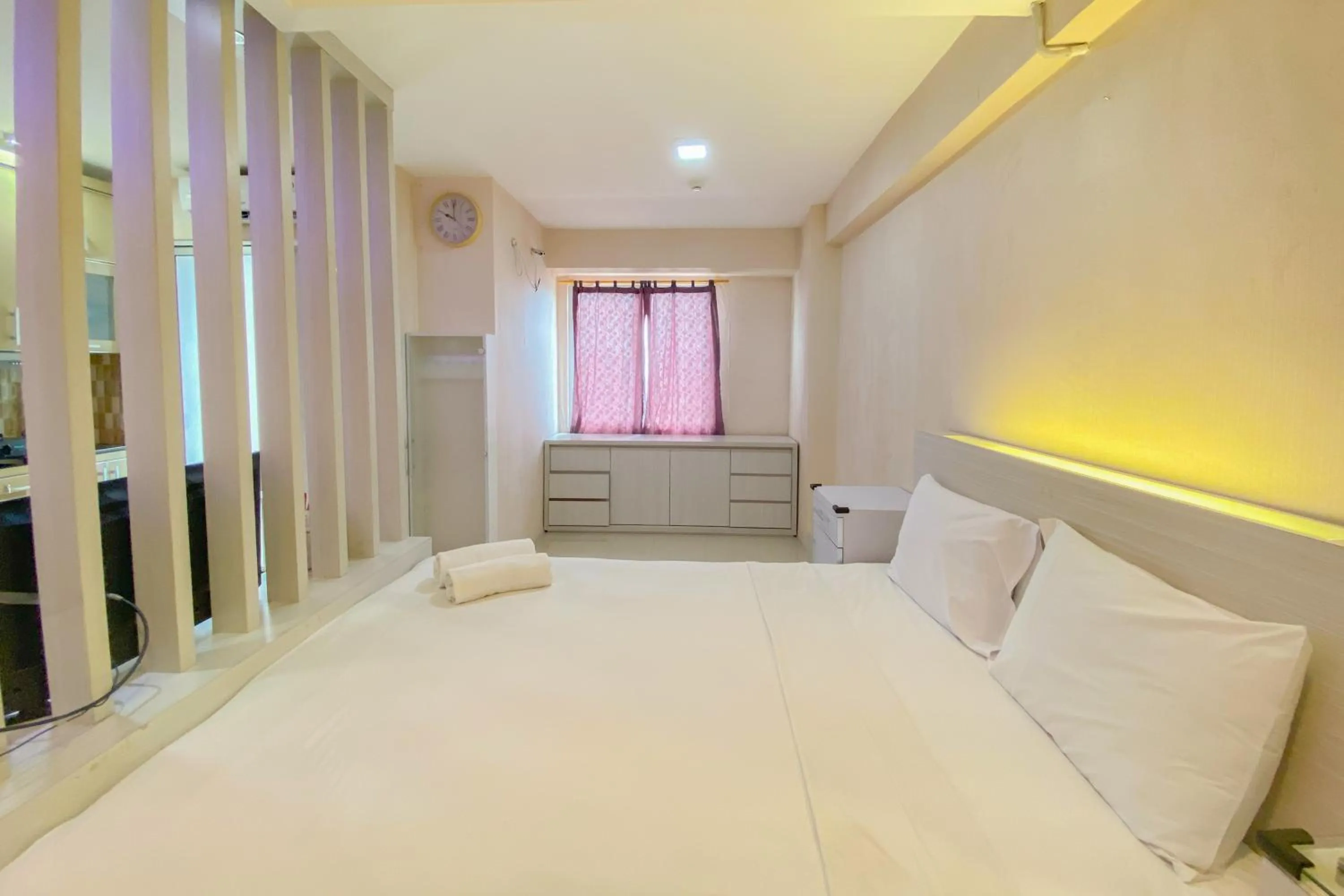 Bed in Best Deal and Spacious Studio at Bassura City Apartment By Travelio