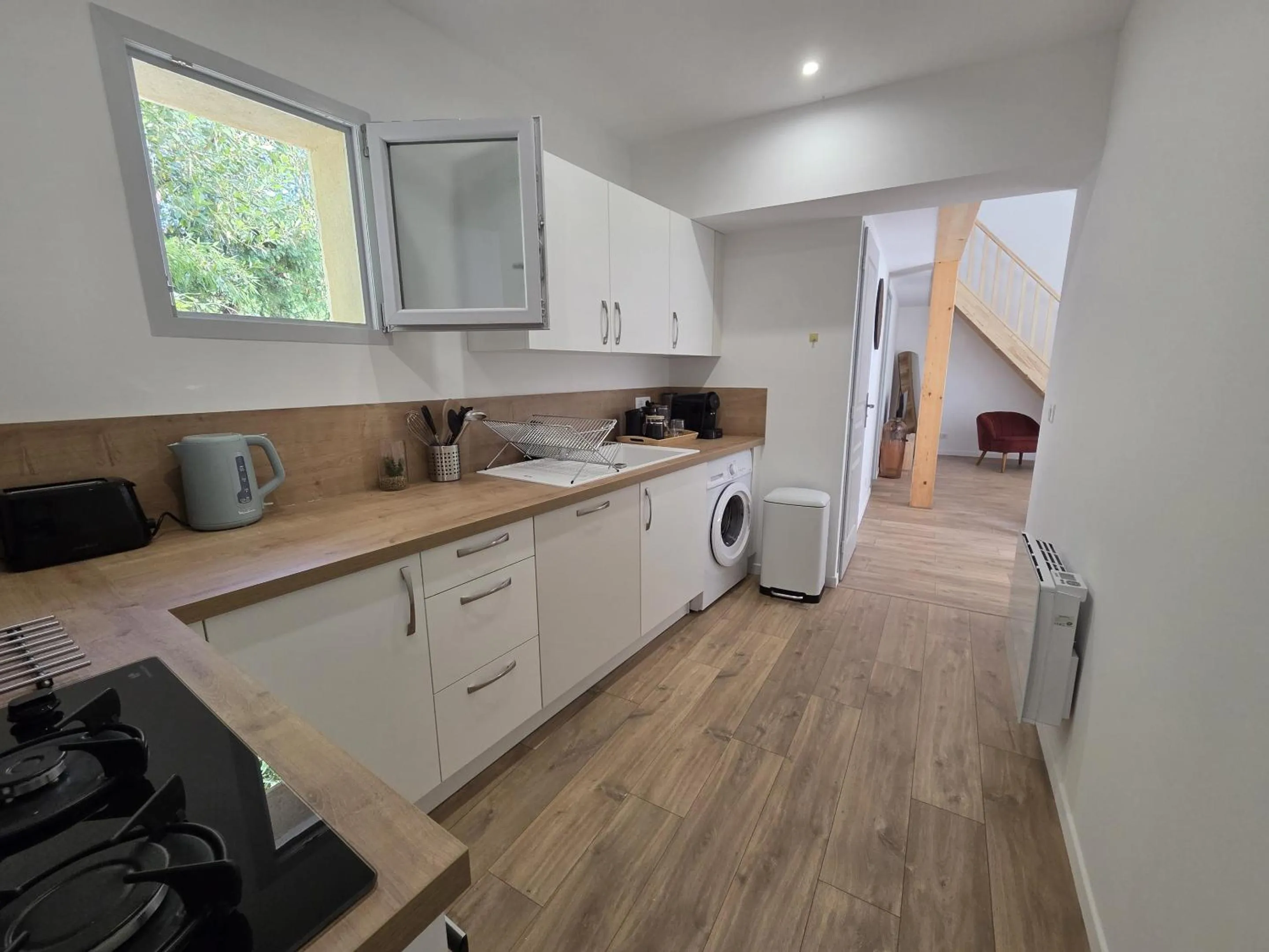 Kitchen or kitchenette in Au son de l'eau