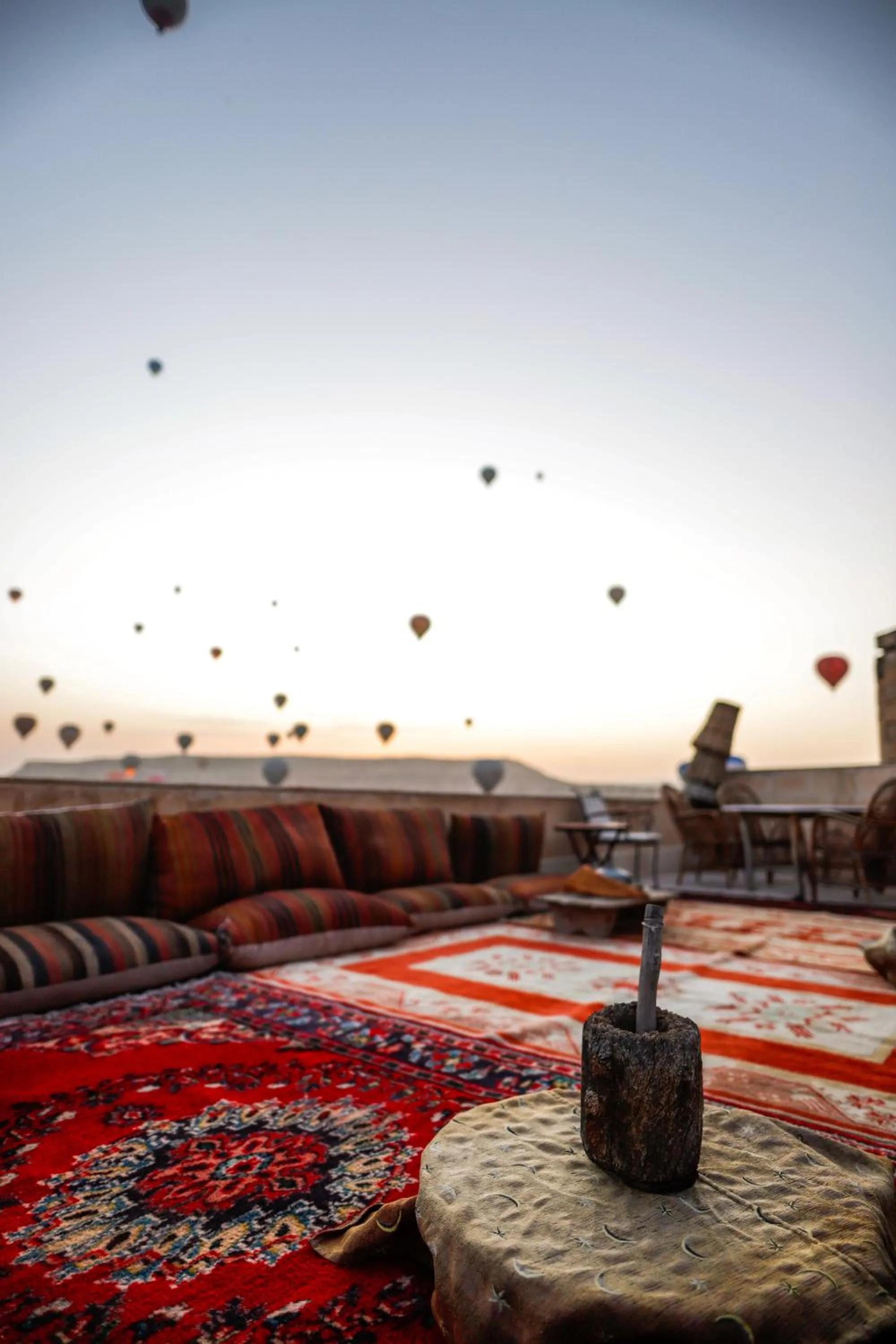 Balcony/Terrace in Güven Cave Hotel