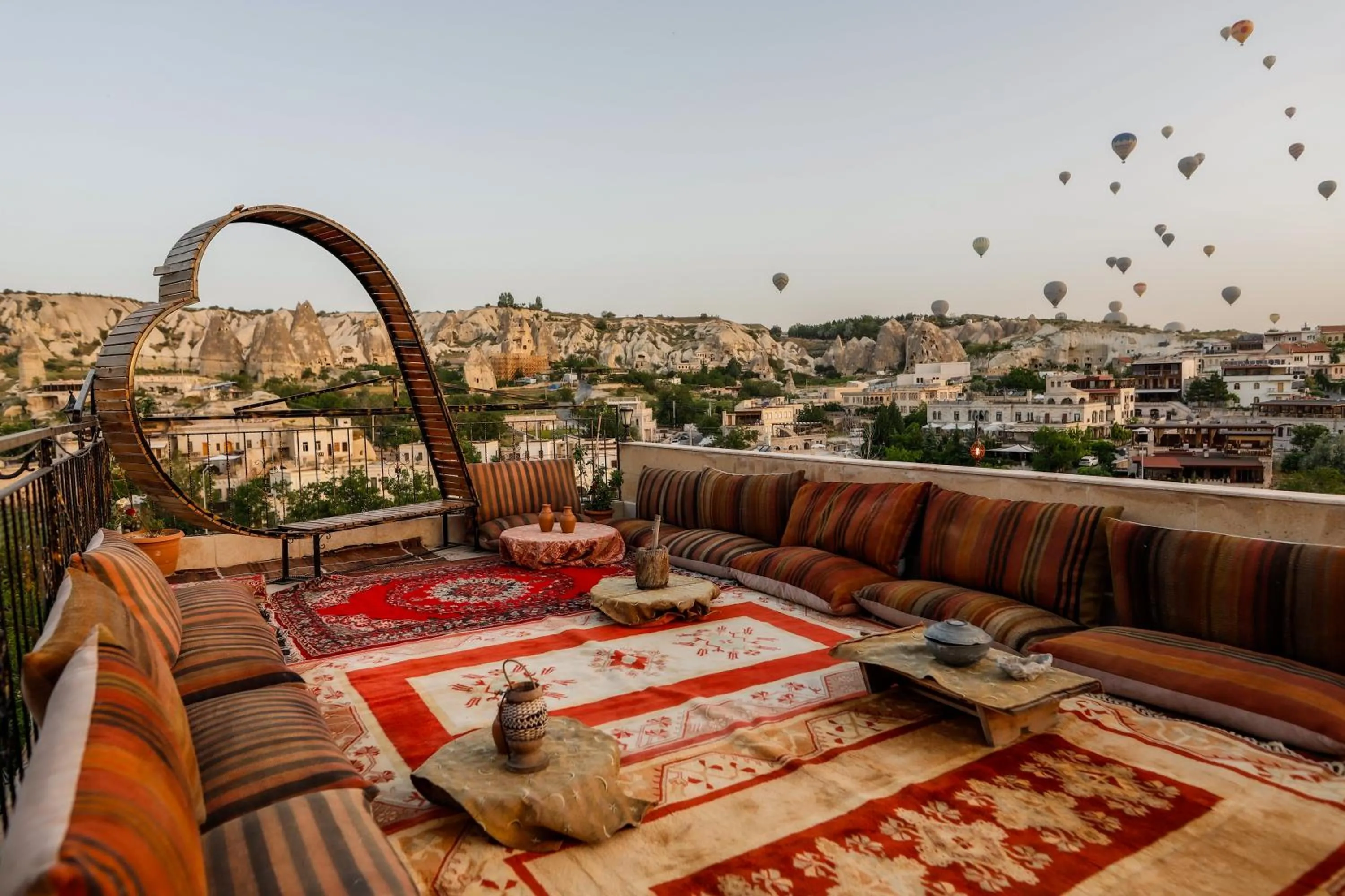 Balcony/Terrace in Güven Cave Hotel