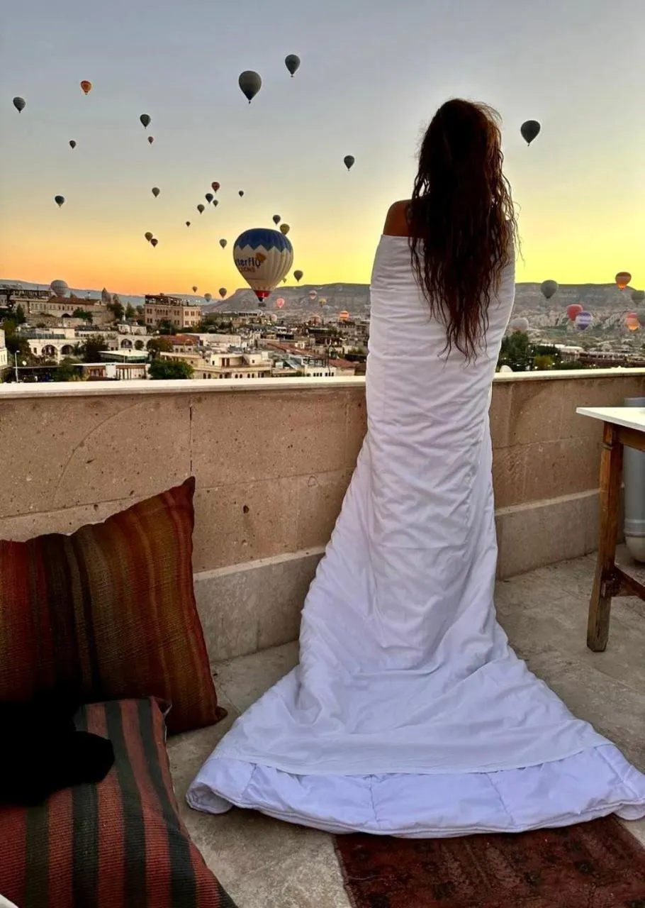 Balcony/Terrace in Güven Cave Hotel