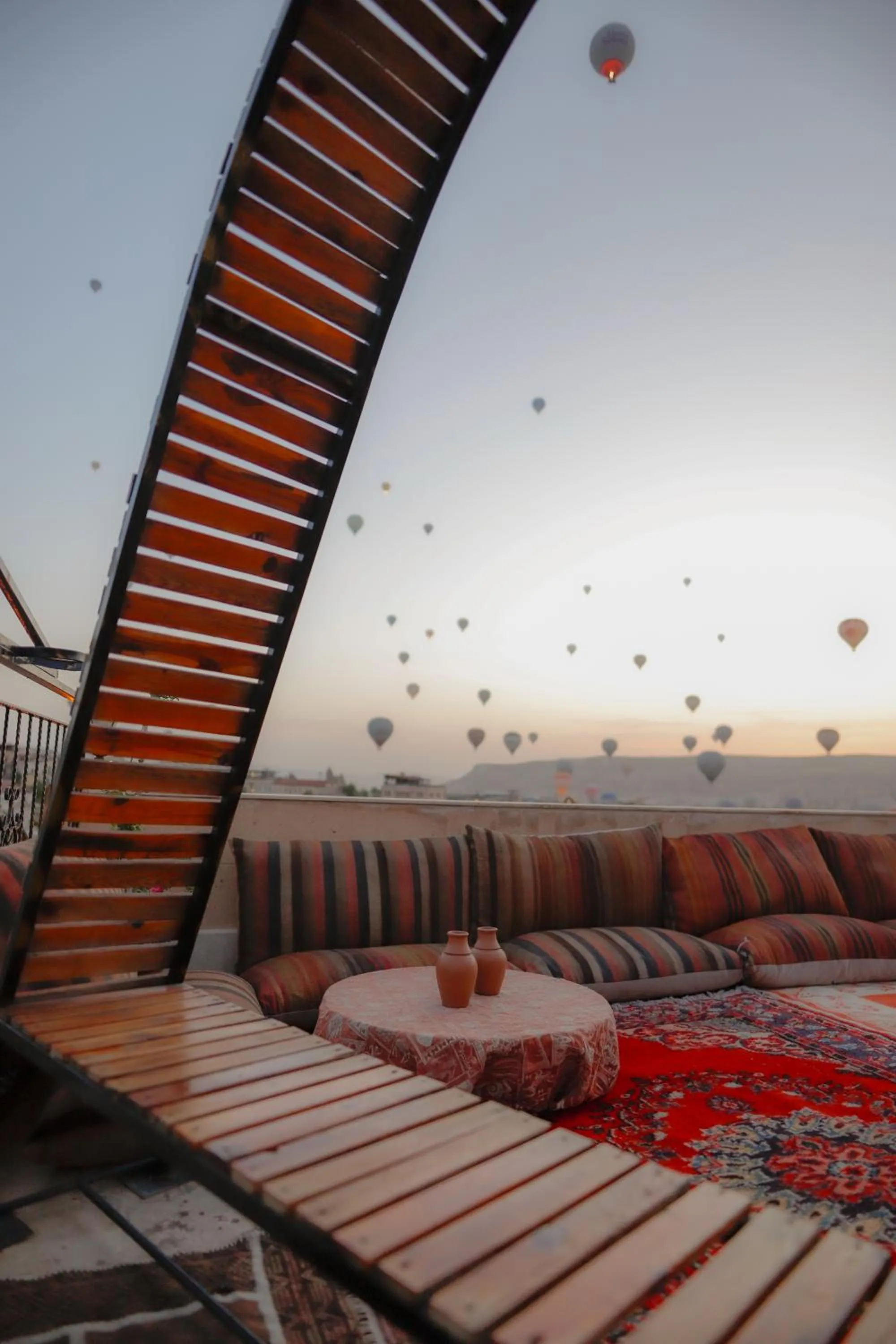 Balcony/Terrace in Güven Cave Hotel
