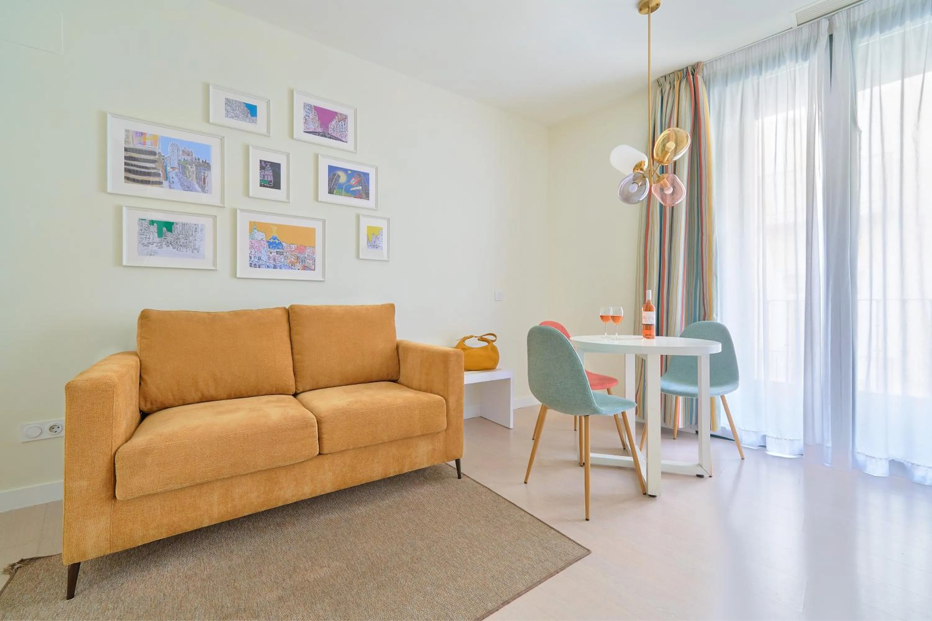 Living room in Blume Cruz Suites