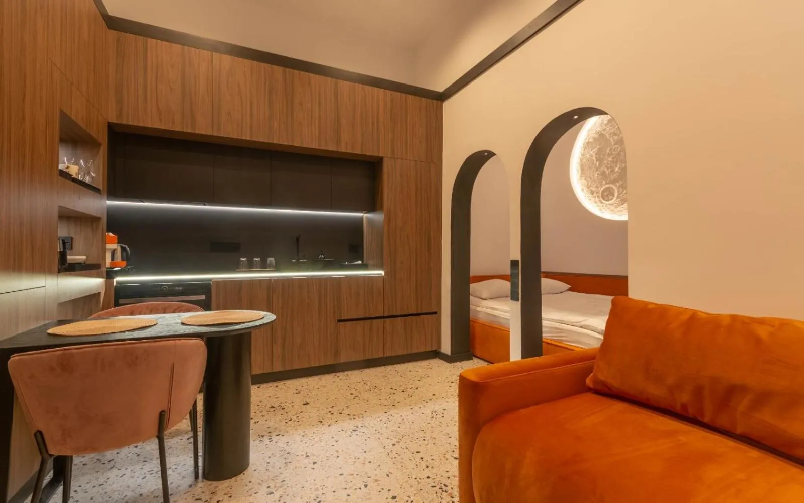 Living room in Jais Home-Moon Apartment Old Town