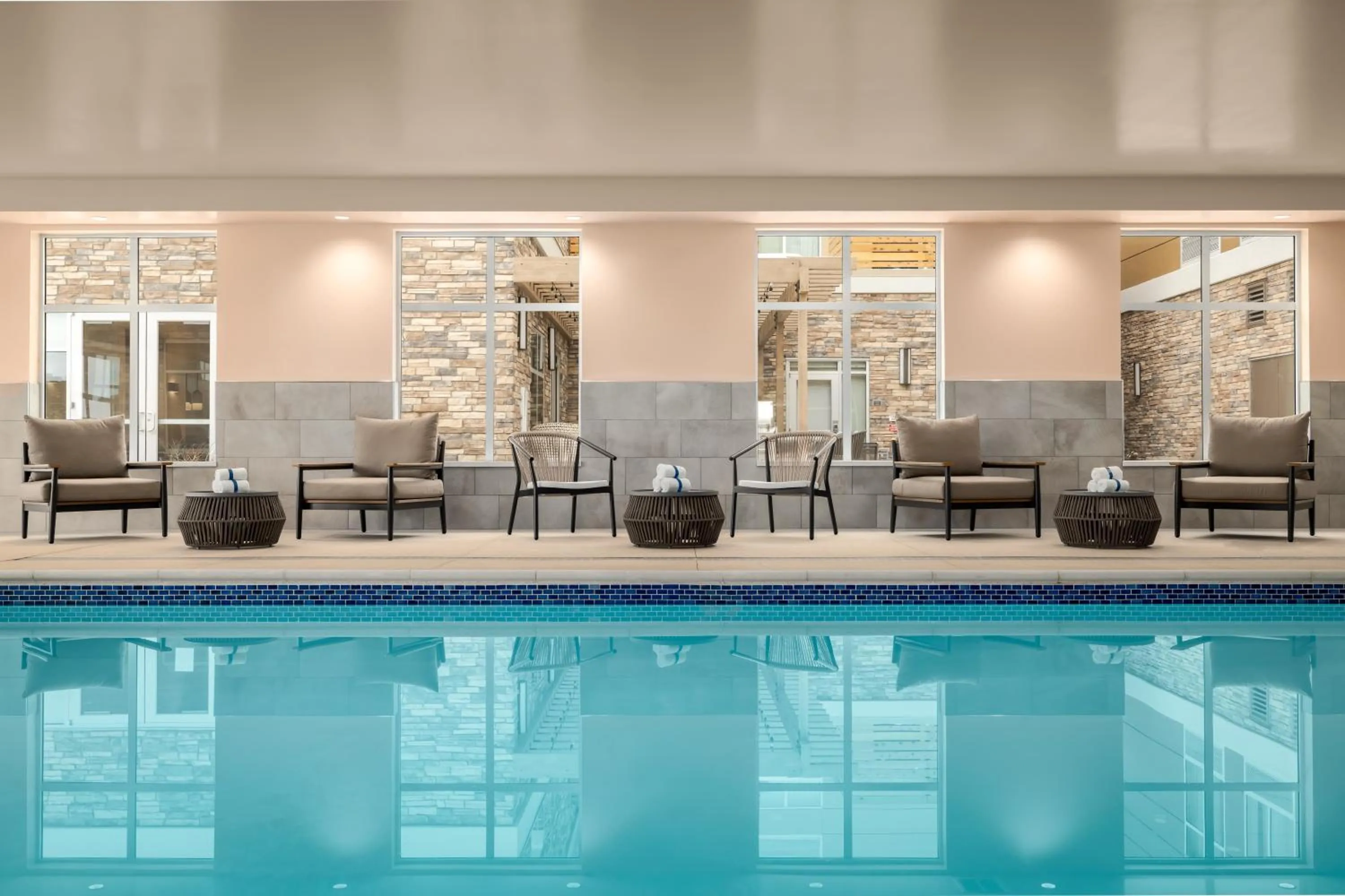 Swimming pool in Homewood Suites By Hilton Thornton Denver