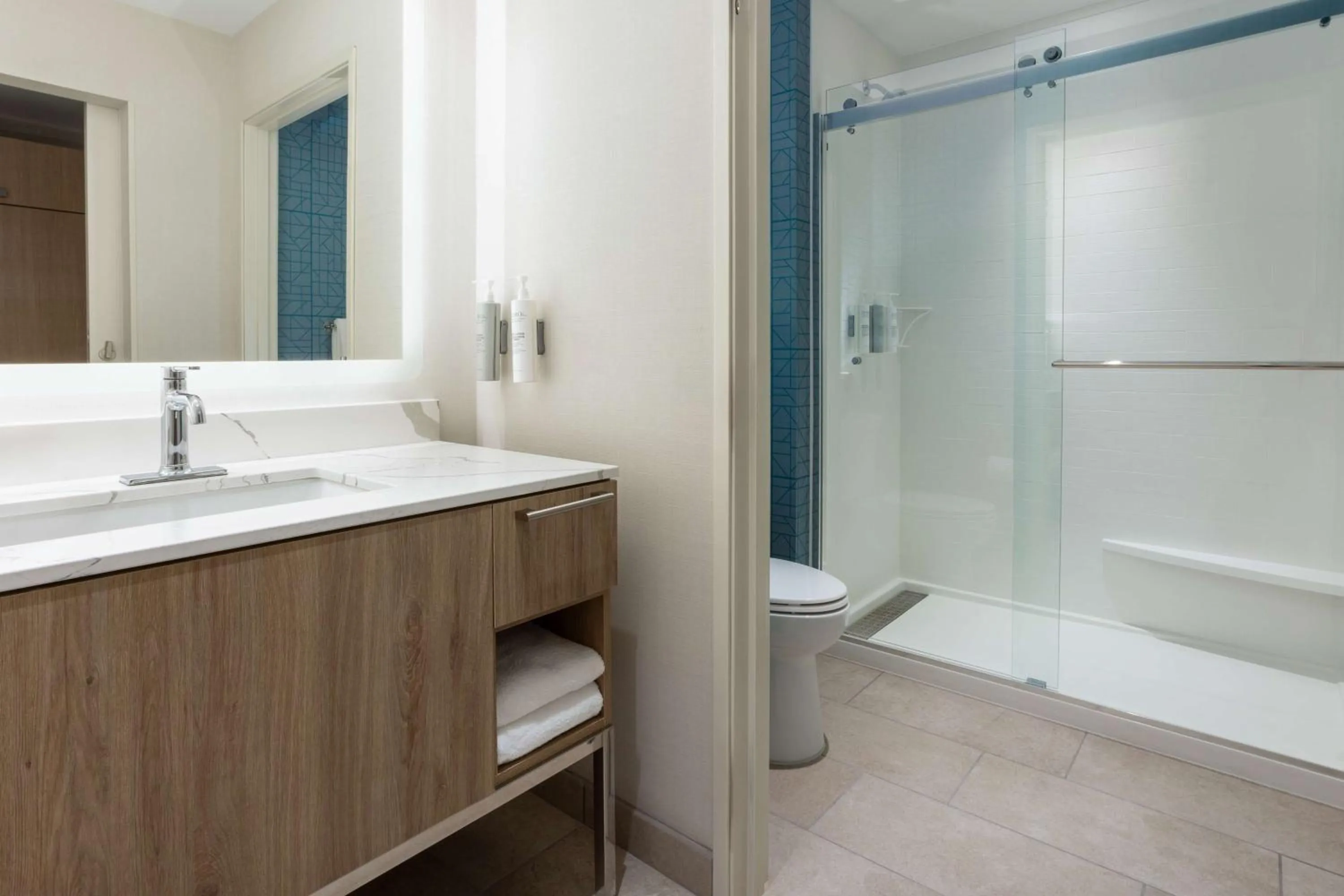 Bathroom in Homewood Suites by Hilton Cypress Orange County