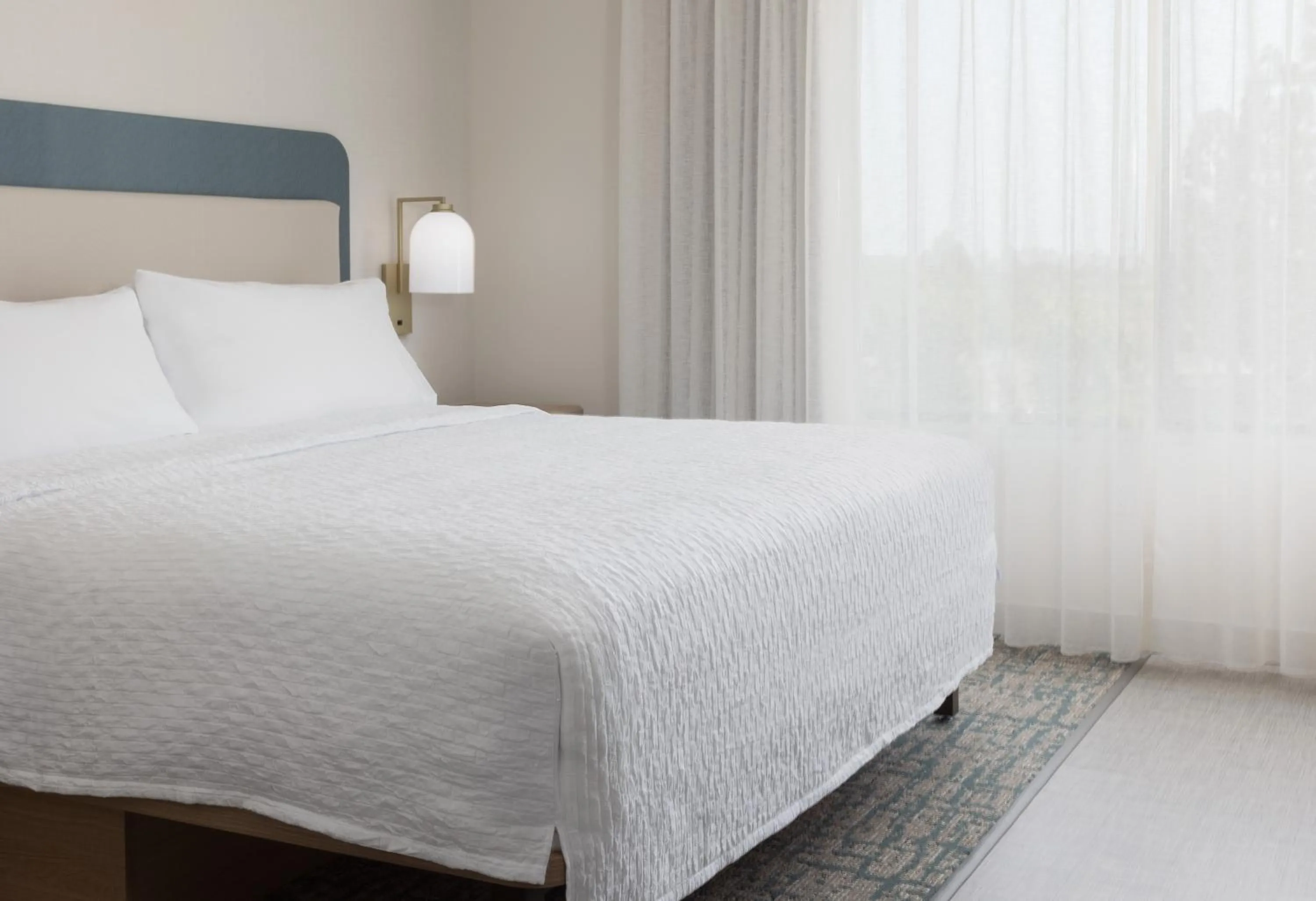 Bedroom, Bed in Homewood Suites by Hilton Cypress Orange County