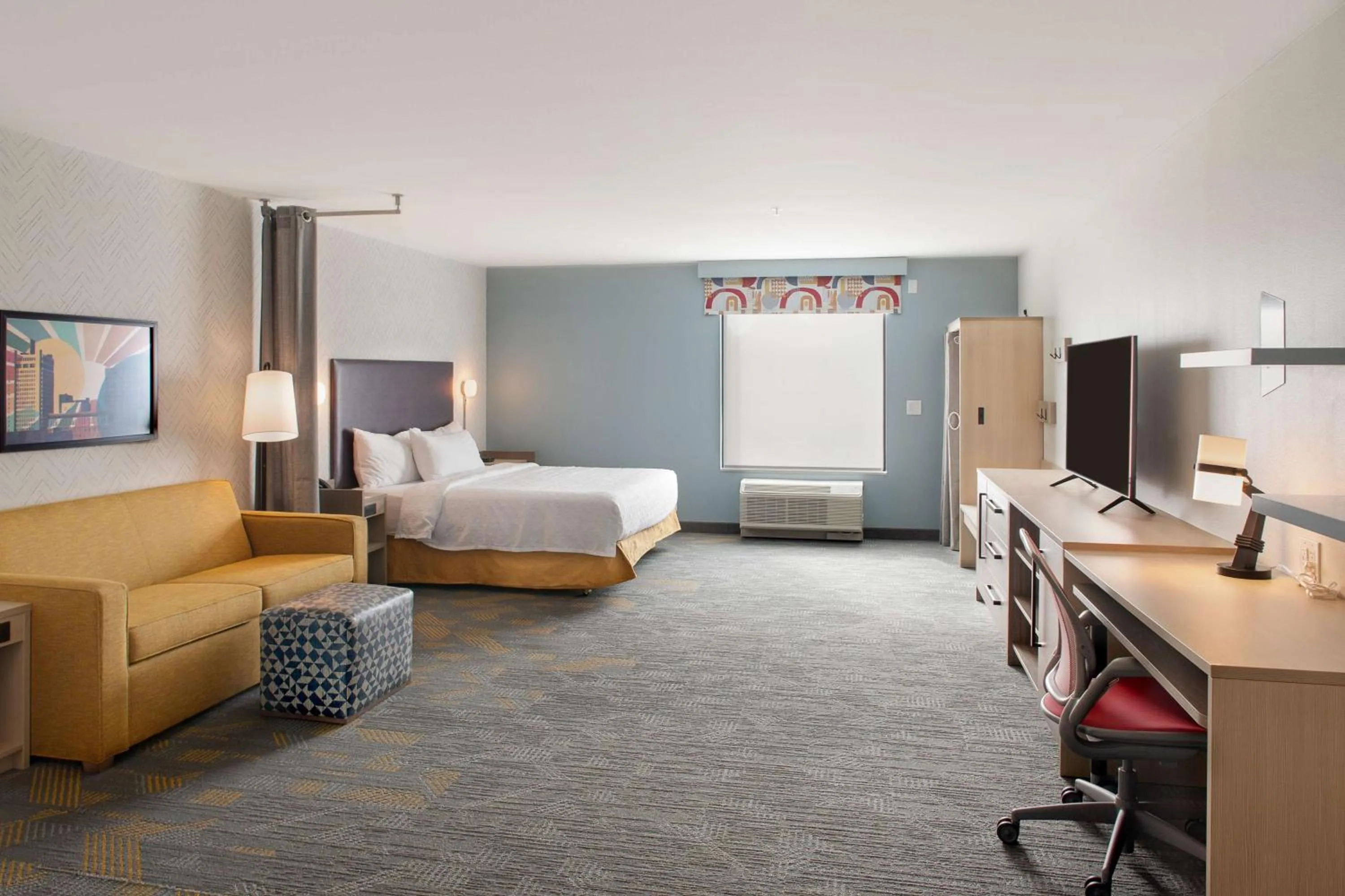 Living room, Bed in Home2 Suites By Hilton Little Rock Midtown Medical Center