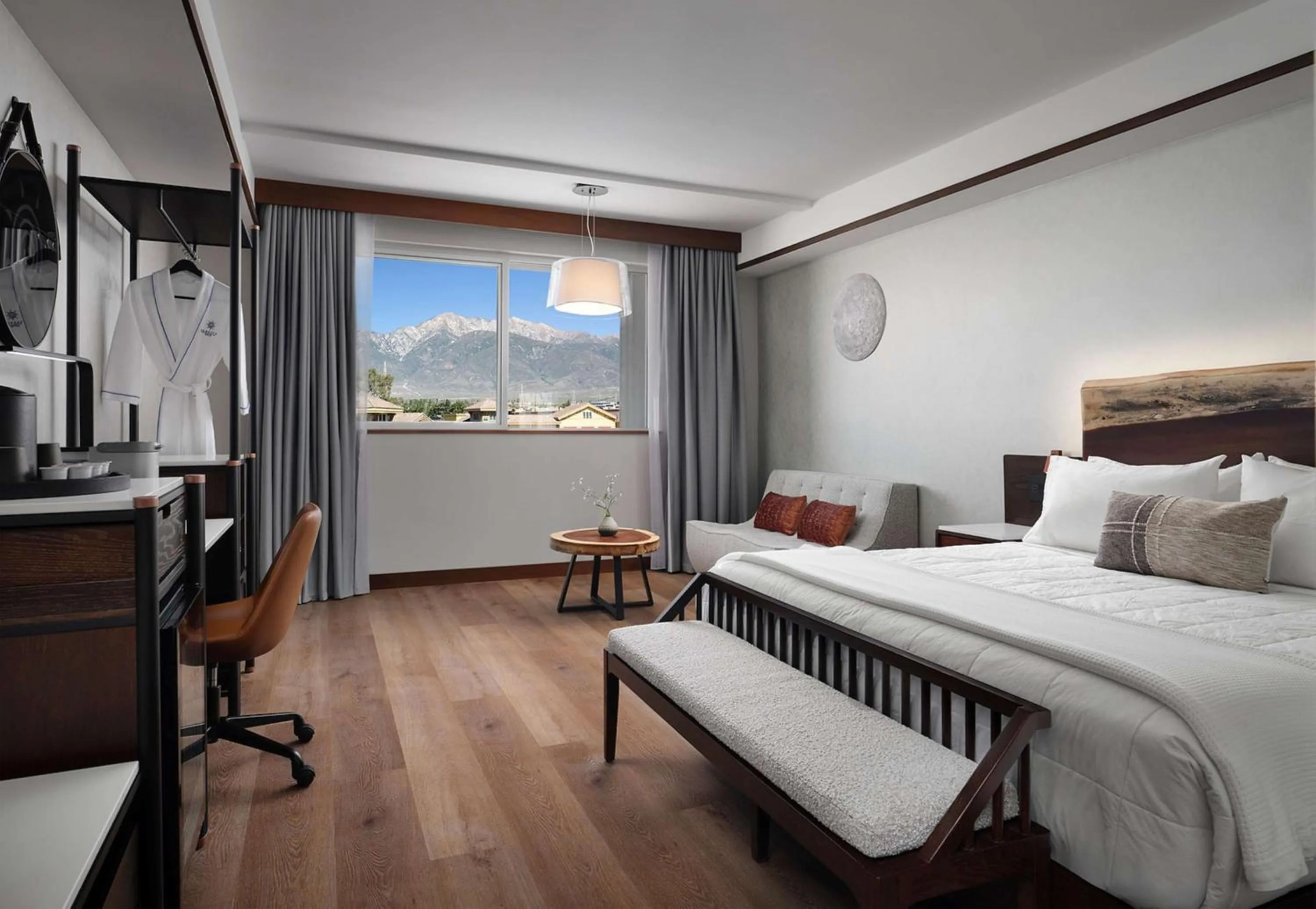 Living room, Bed in Sanctity Hotel Rancho Cucamonga, Tapestry Collection Hilton