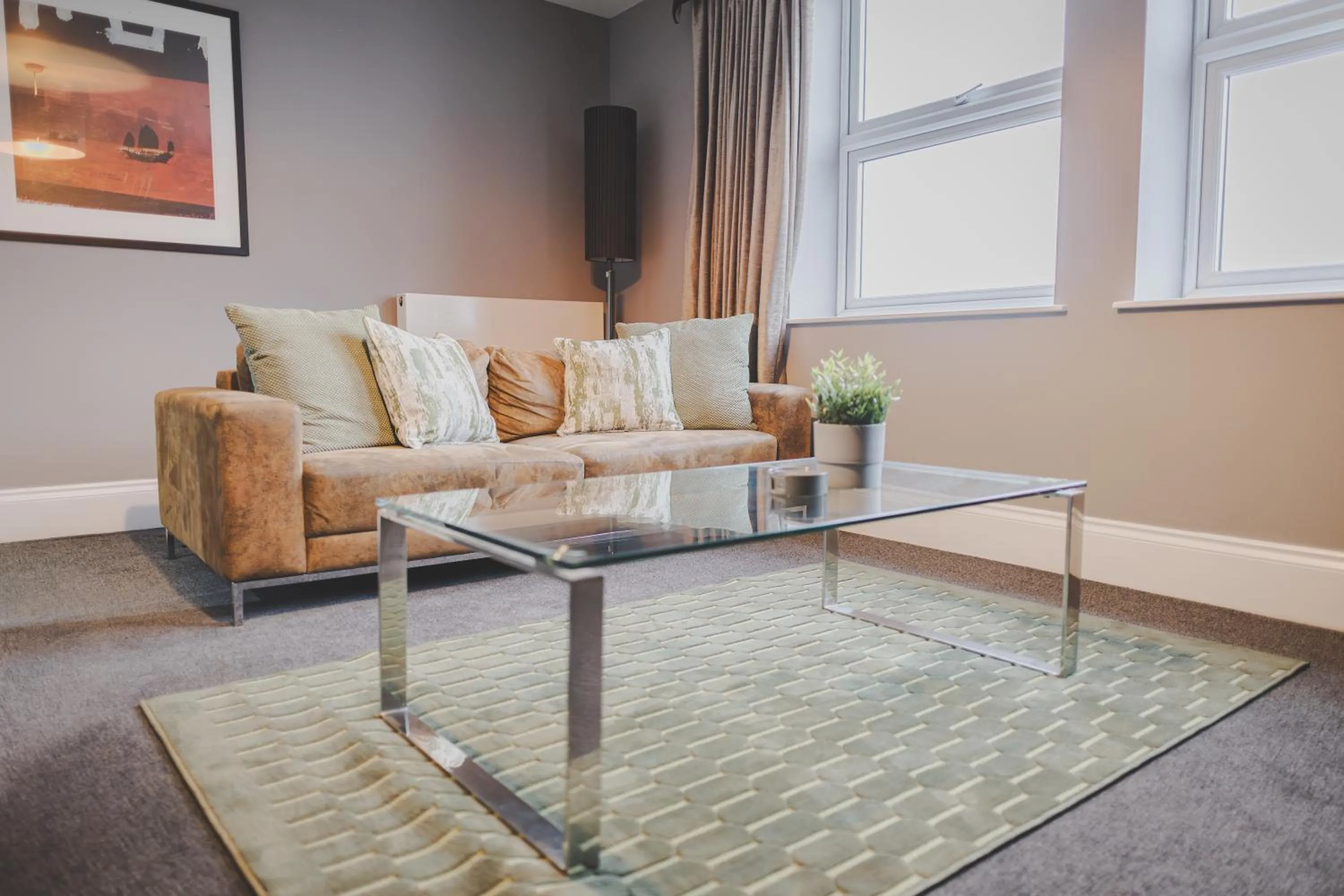 Living room in Kensington House by Warren Collection