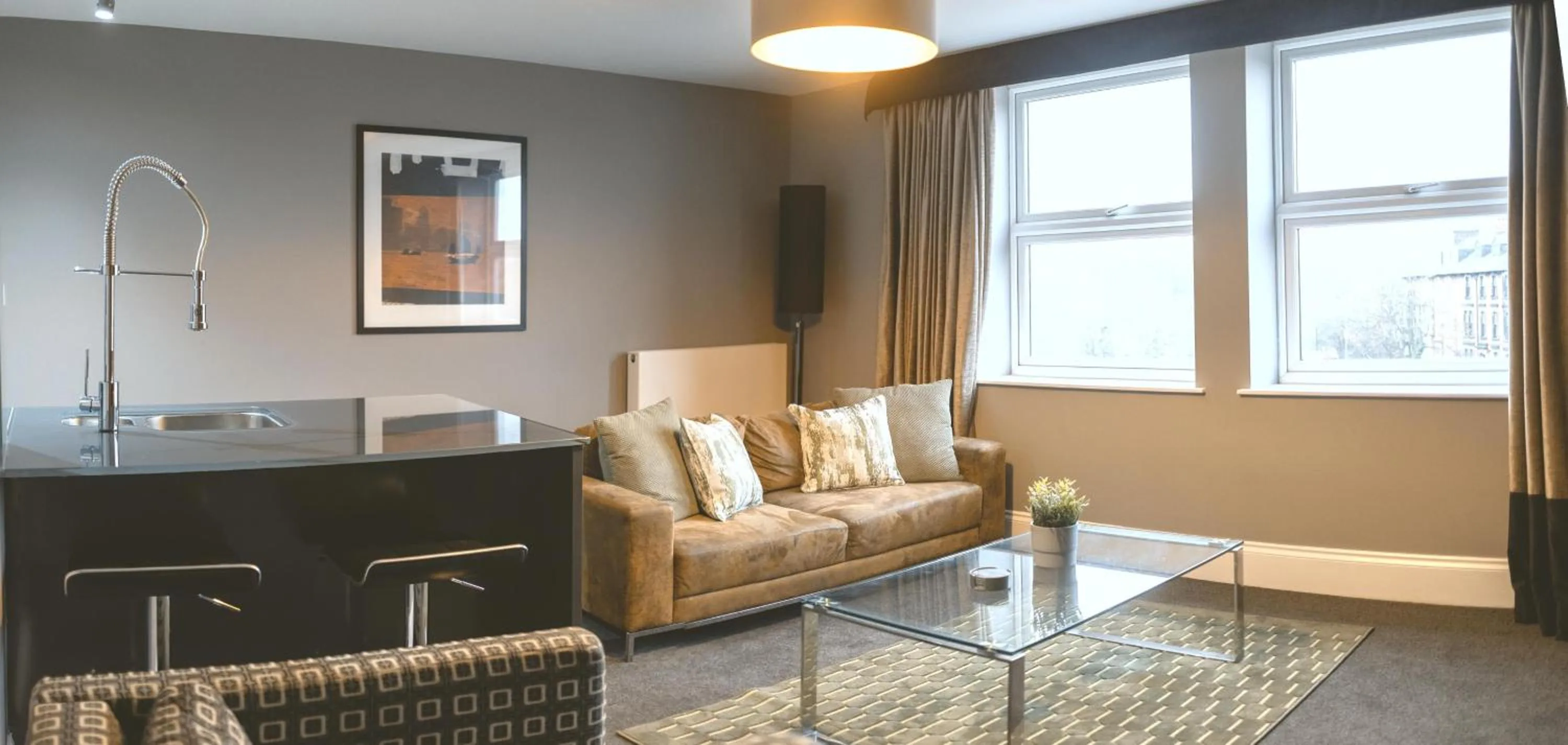 Living room in Kensington House by Warren Collection