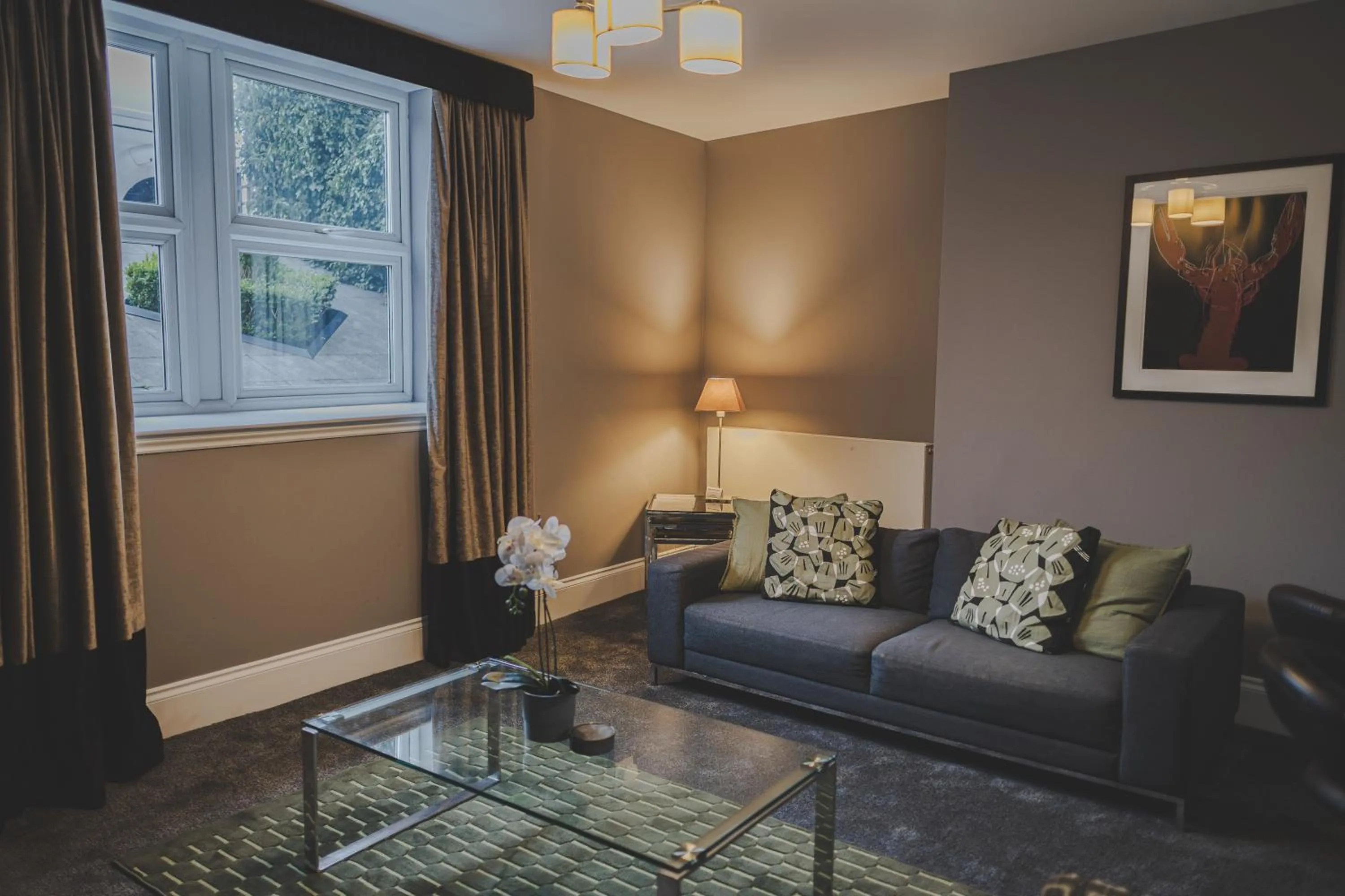 Living room in Kensington House by Warren Collection