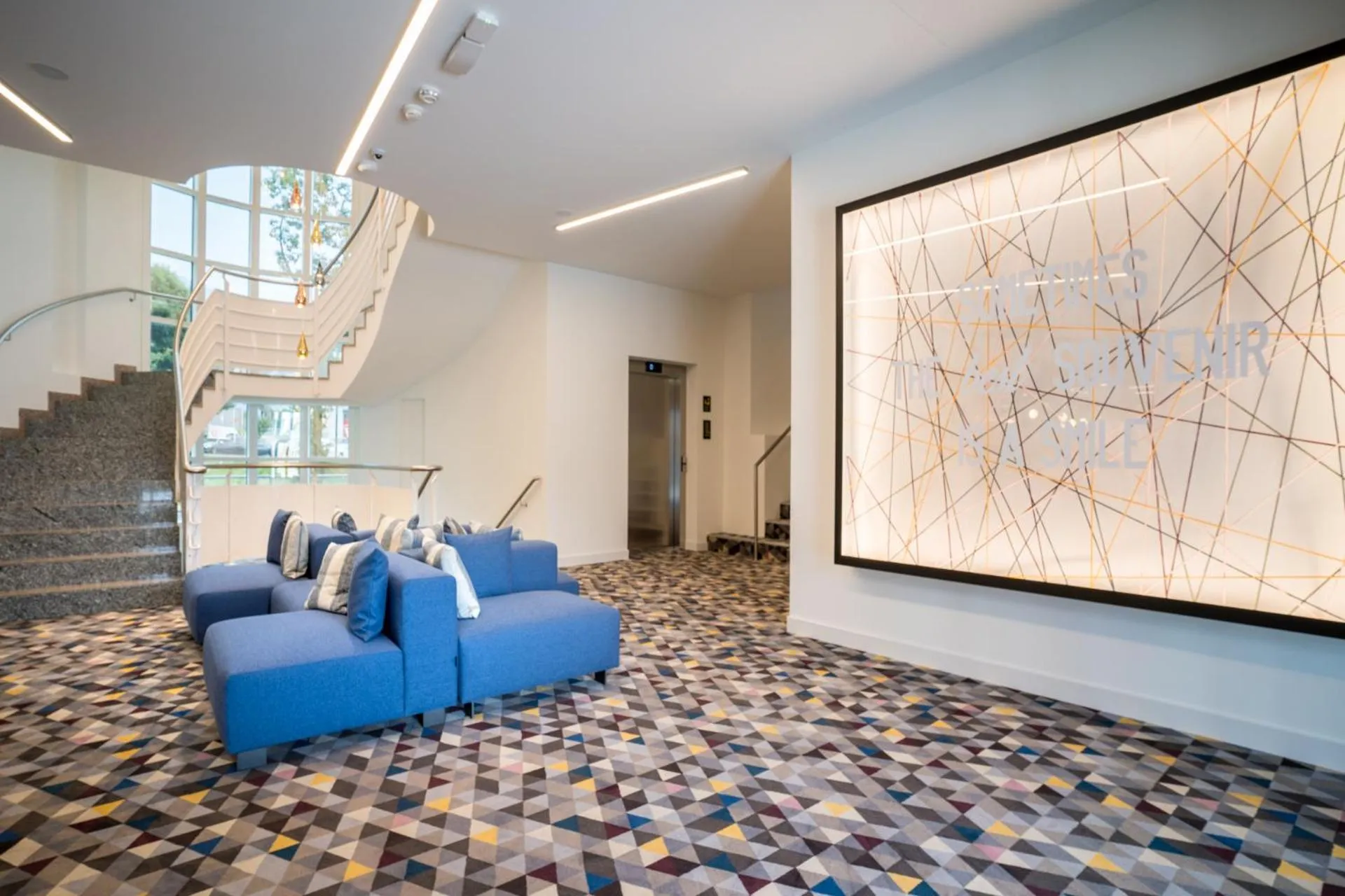 Lobby or reception in Hampton By Hilton Locarno