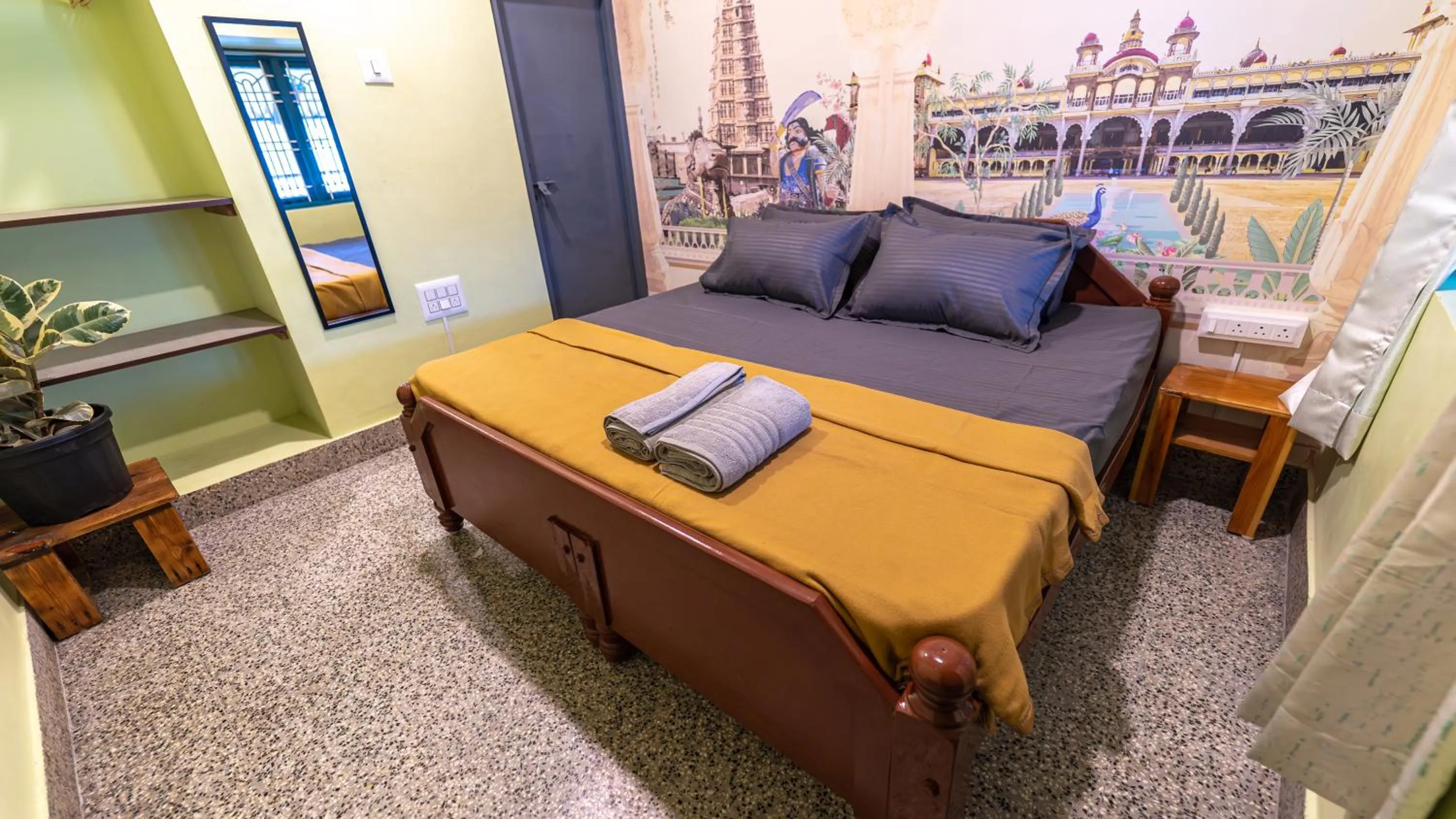 Bed in Trippr Mysuru