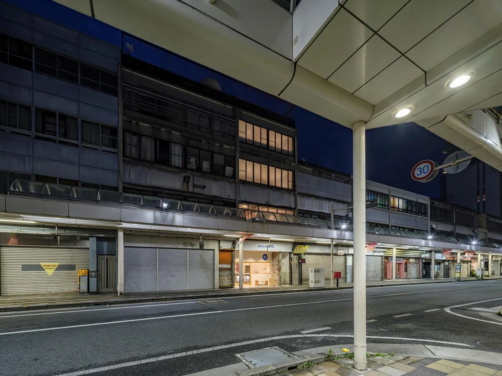 Property building in Arcade Hotel